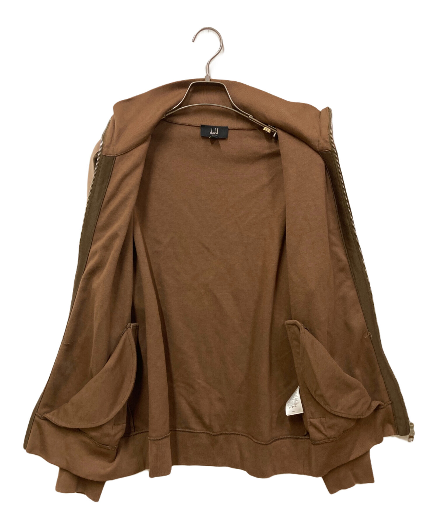 dunhill ブラウン ジップアップジャケット 中古・古着通販】dunhill (ダンヒル) トラックジャケット