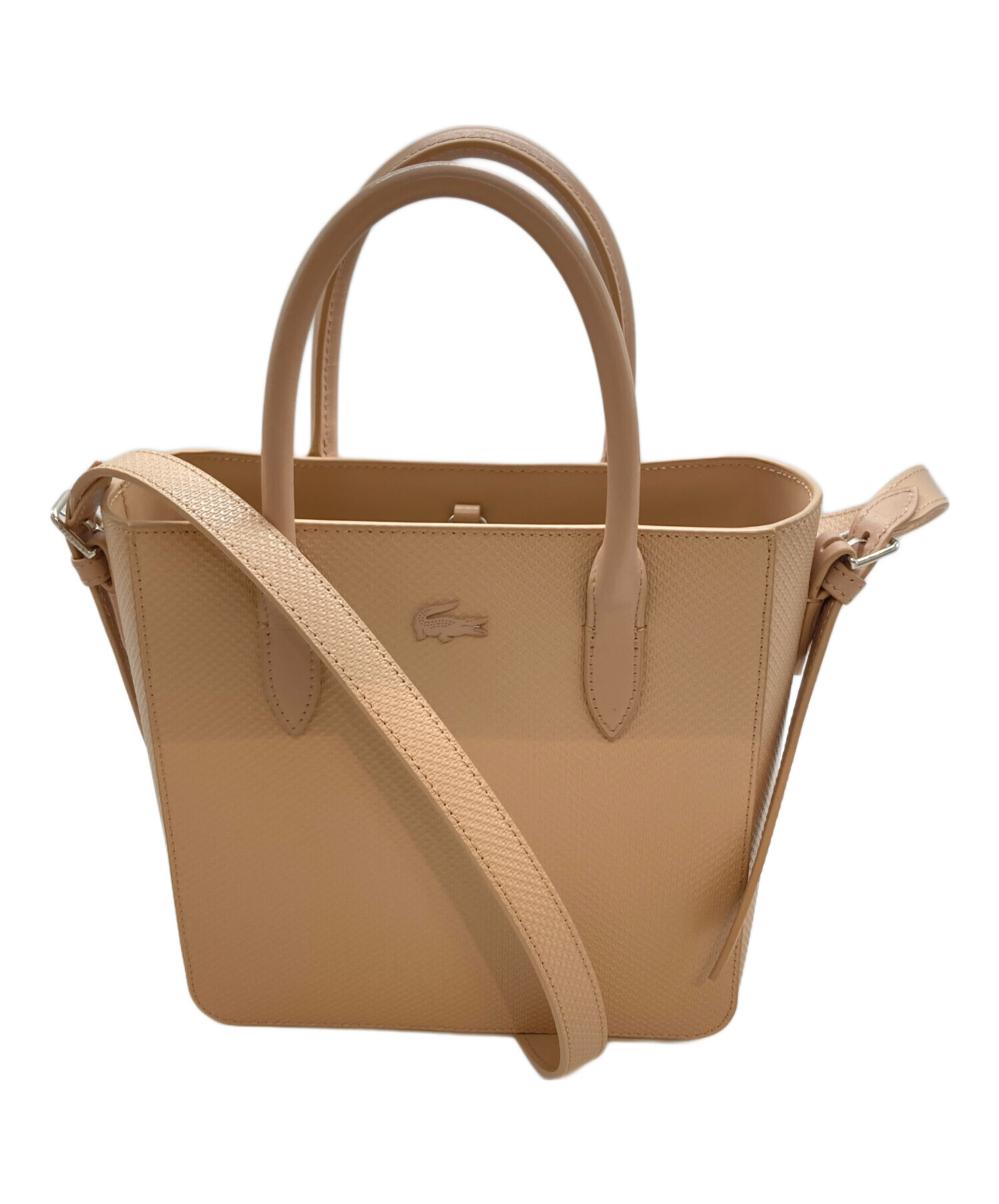 ラコステ シャンタコ ボディバッグ ベージュ LACOSTE ベージュ ボディバッグ ラコステ LACOSTE シャンタコ ボディ