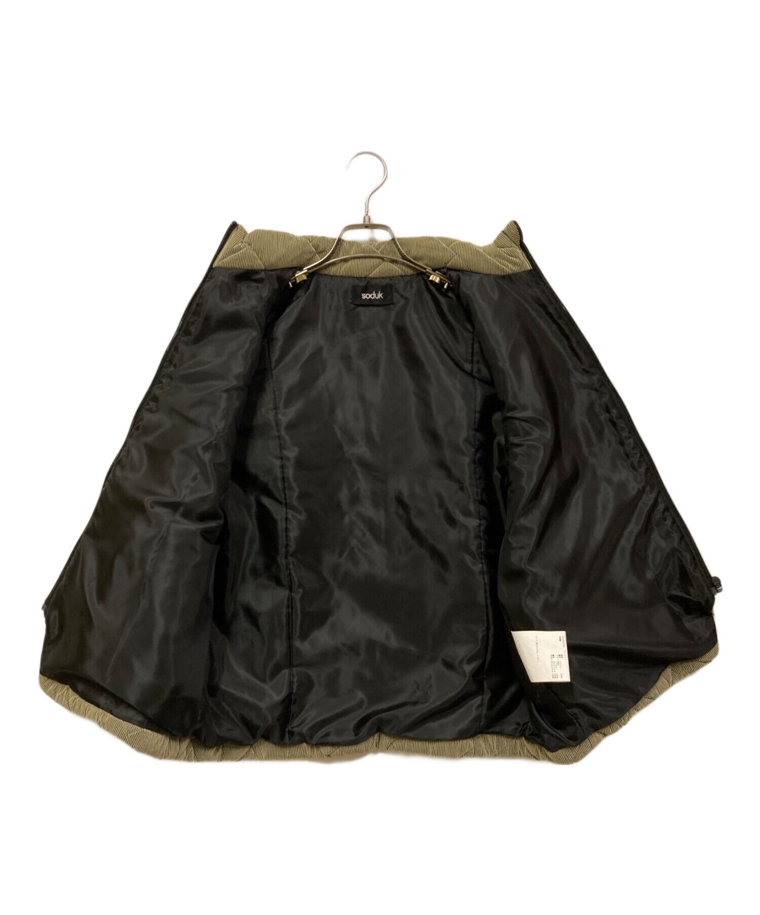中古・古着通販】soduk (スドーク) big pockets vest カーキ サイズ