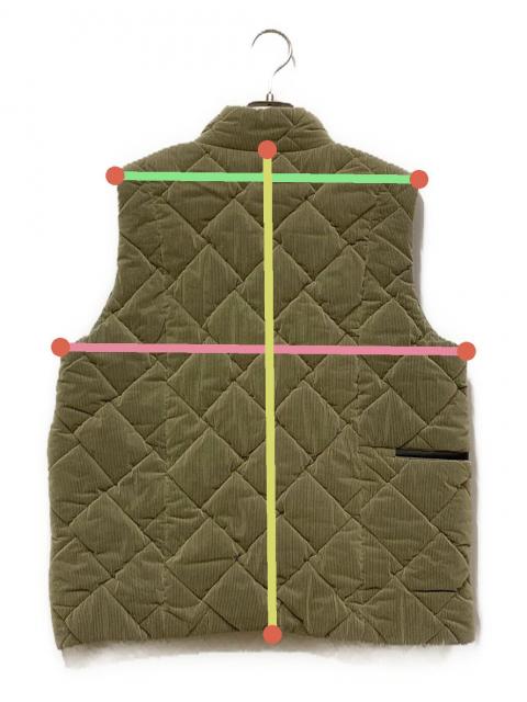 ジャケット・アウター soduk big pockets vest 中古・古着通販】soduk (スドーク) big pockets vest カーキ サイズ