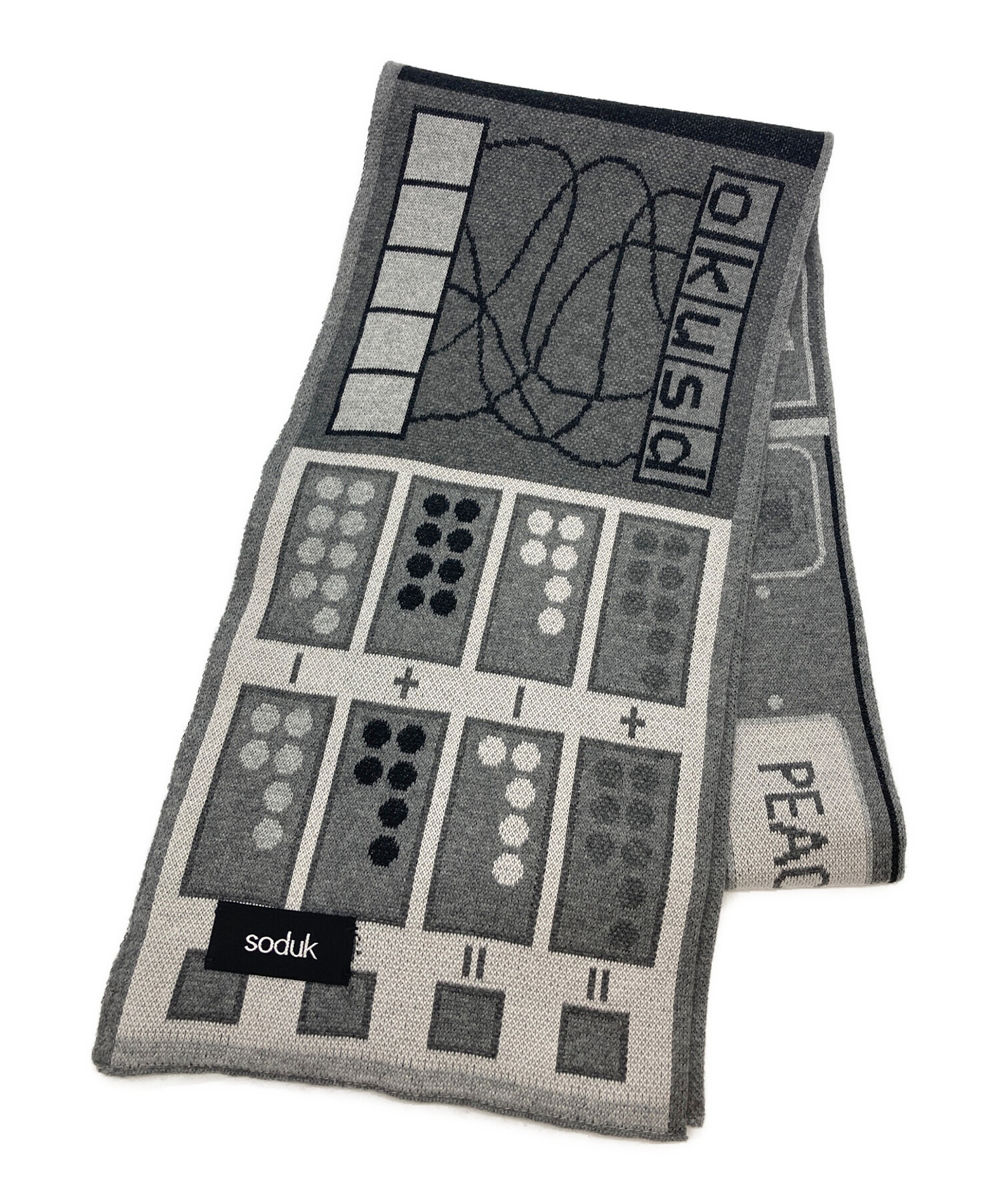 中古・古着通販】soduk (スドーク) soduk's life scarf 2 グレー