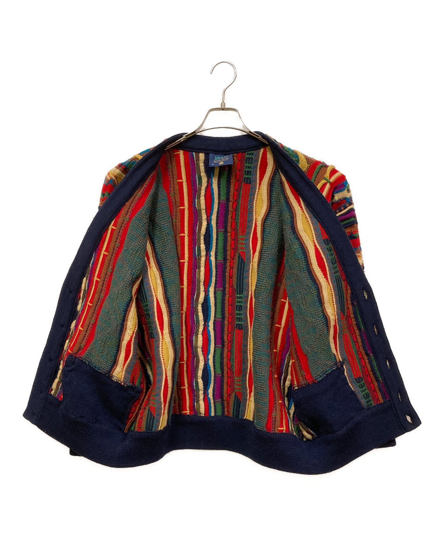 中古・古着通販】Limnos (リムノス) 3Dニットカーディガン マルチ