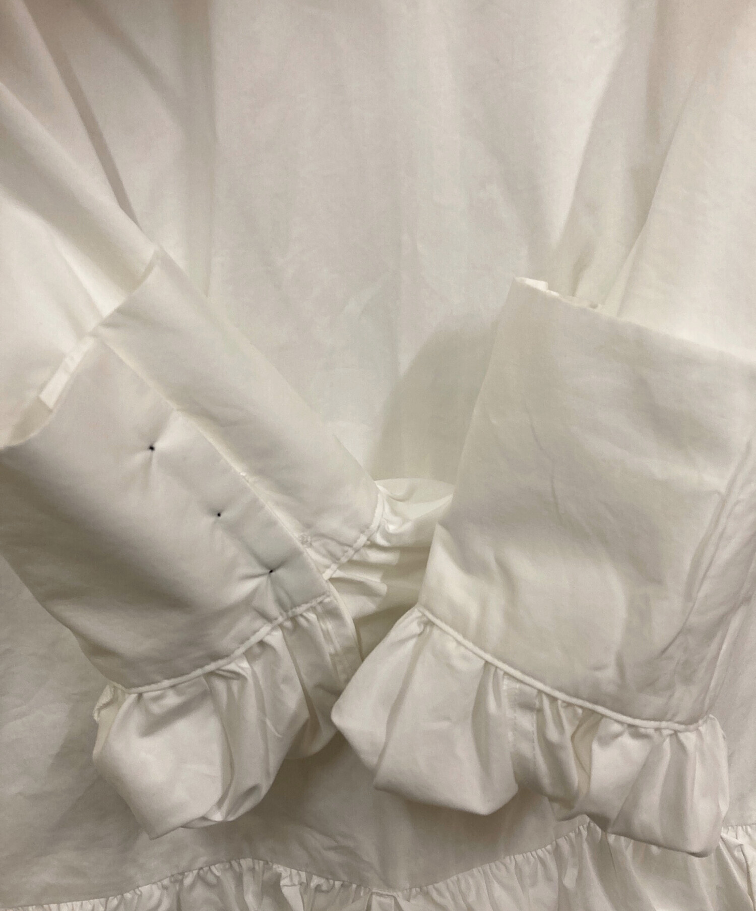 中古・古着通販】CADUNE (カデュネ) バルーン裾チュニック ホワイト