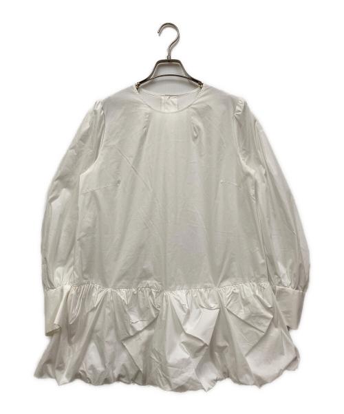 中古・古着通販】CADUNE (カデュネ) バルーン裾チュニック ホワイト