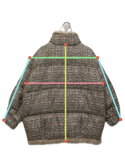 中古・古着通販】Snidel (スナイデル) ツイードダウンジャケット