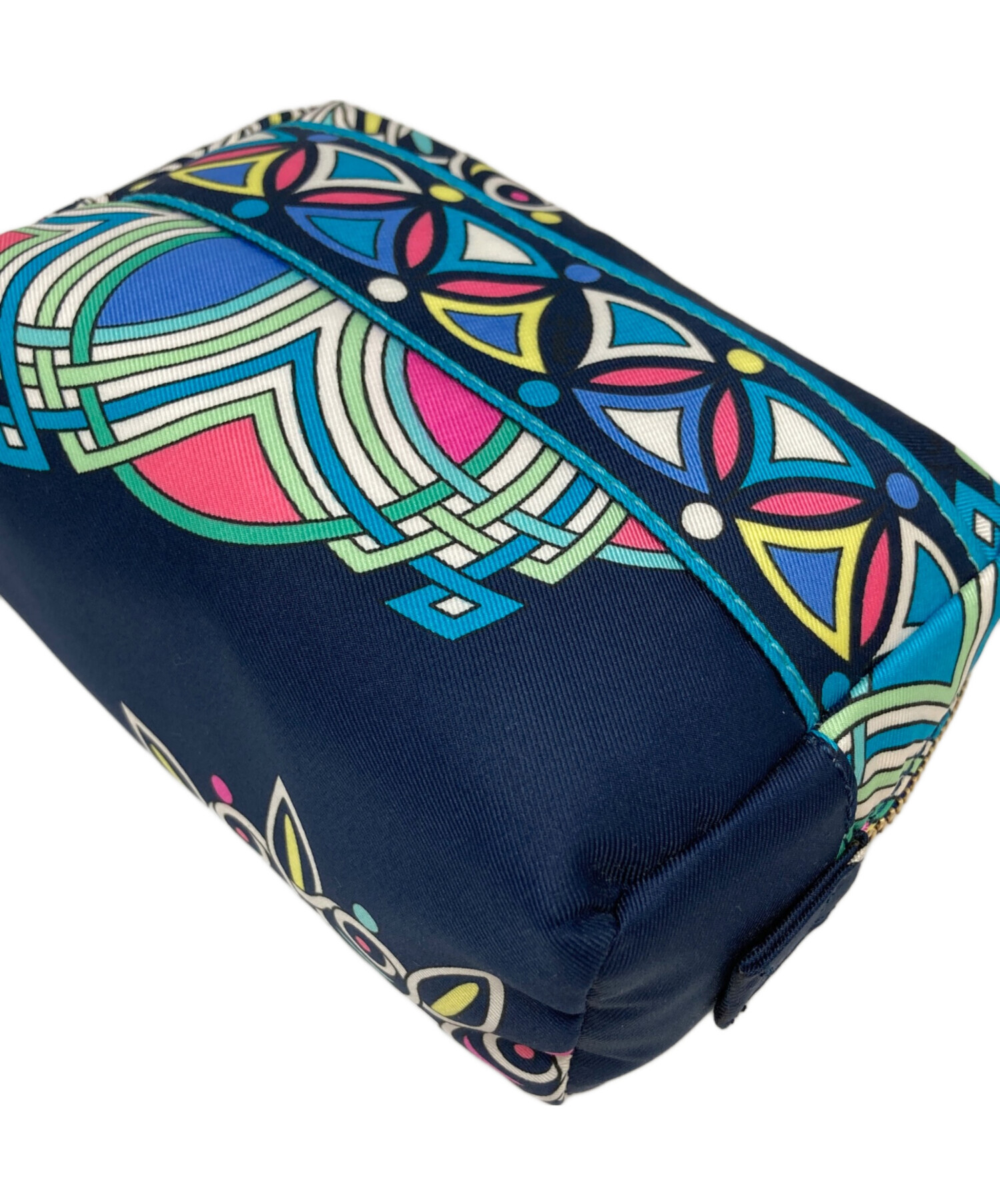 新品未使用タグ付き EMILIO PUCCI エミリオプッチ ポーチ 中古・古着通販】Emilio Pucci (エミリオ プッチ) ポーチ ネイビー 未