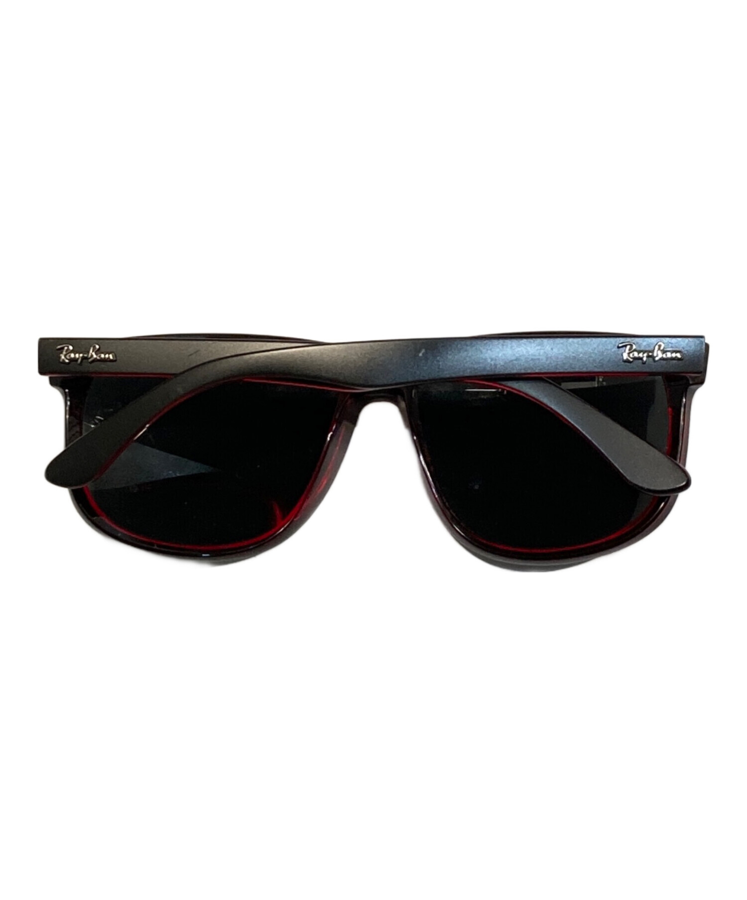 中古・古着通販】RAY-BAN (レイバン) サングラス ブラック×レッド 