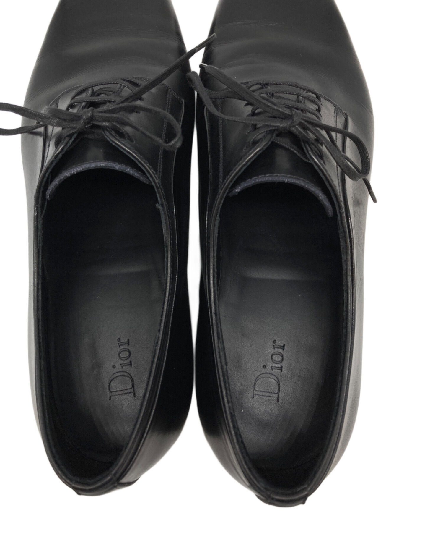 中古・古着通販】DIOR (ディオール) ダービーシューズ ブラック サイズ