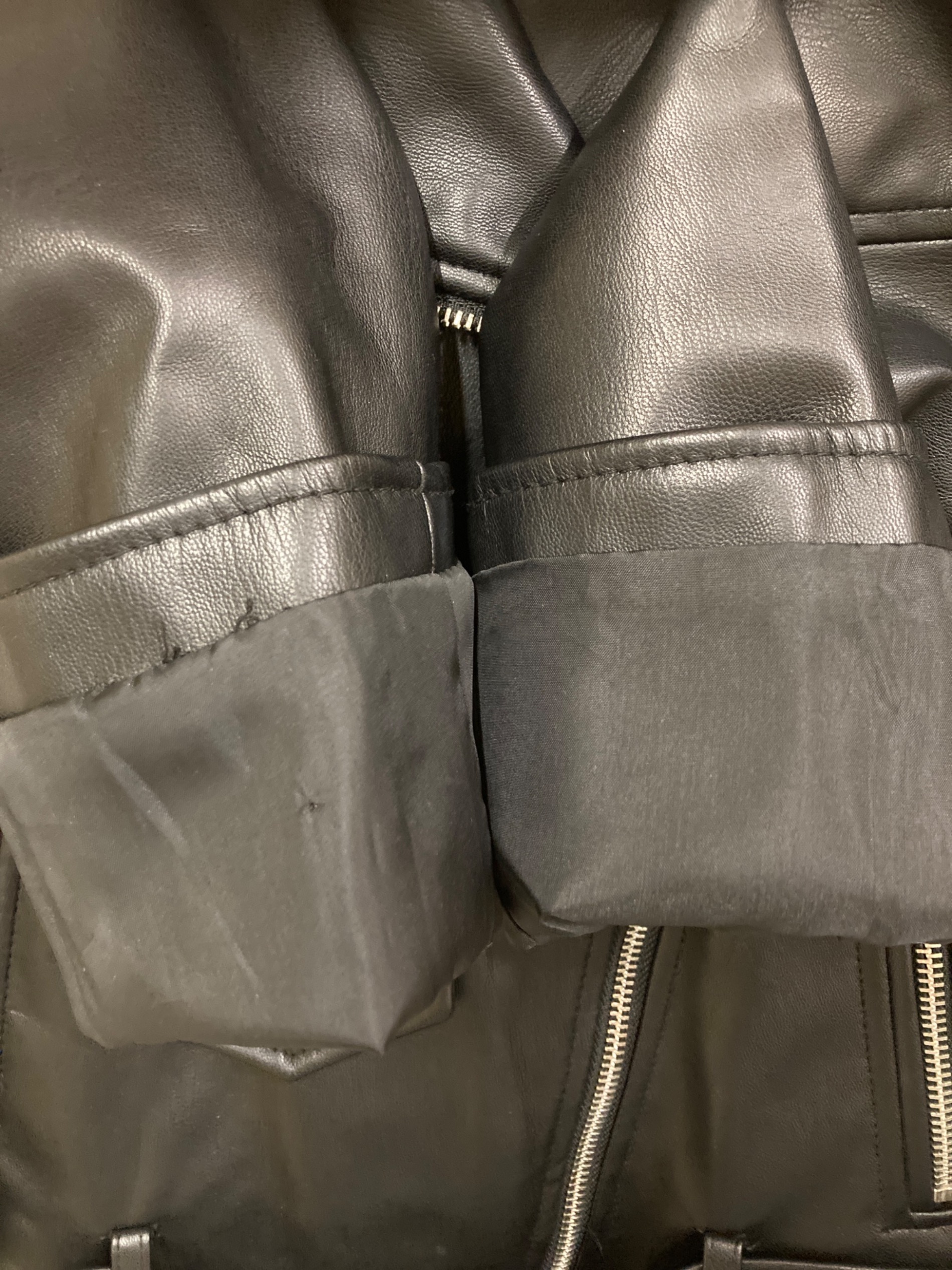 中古・古着通販】ZARA (ザラ) ライダースジャケット ブラック サイズ
