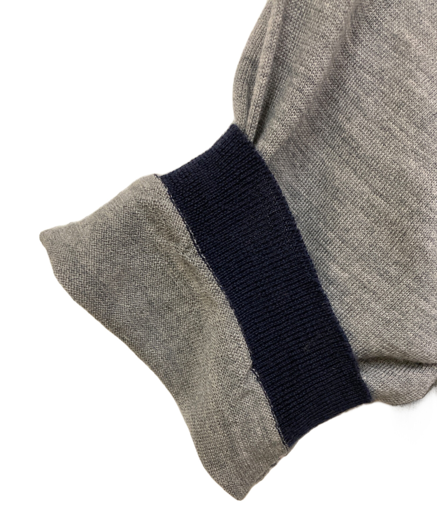 中古・古着通販】JOHN SMEDLEY (ジョンスメドレー) 半袖ニット グレー
