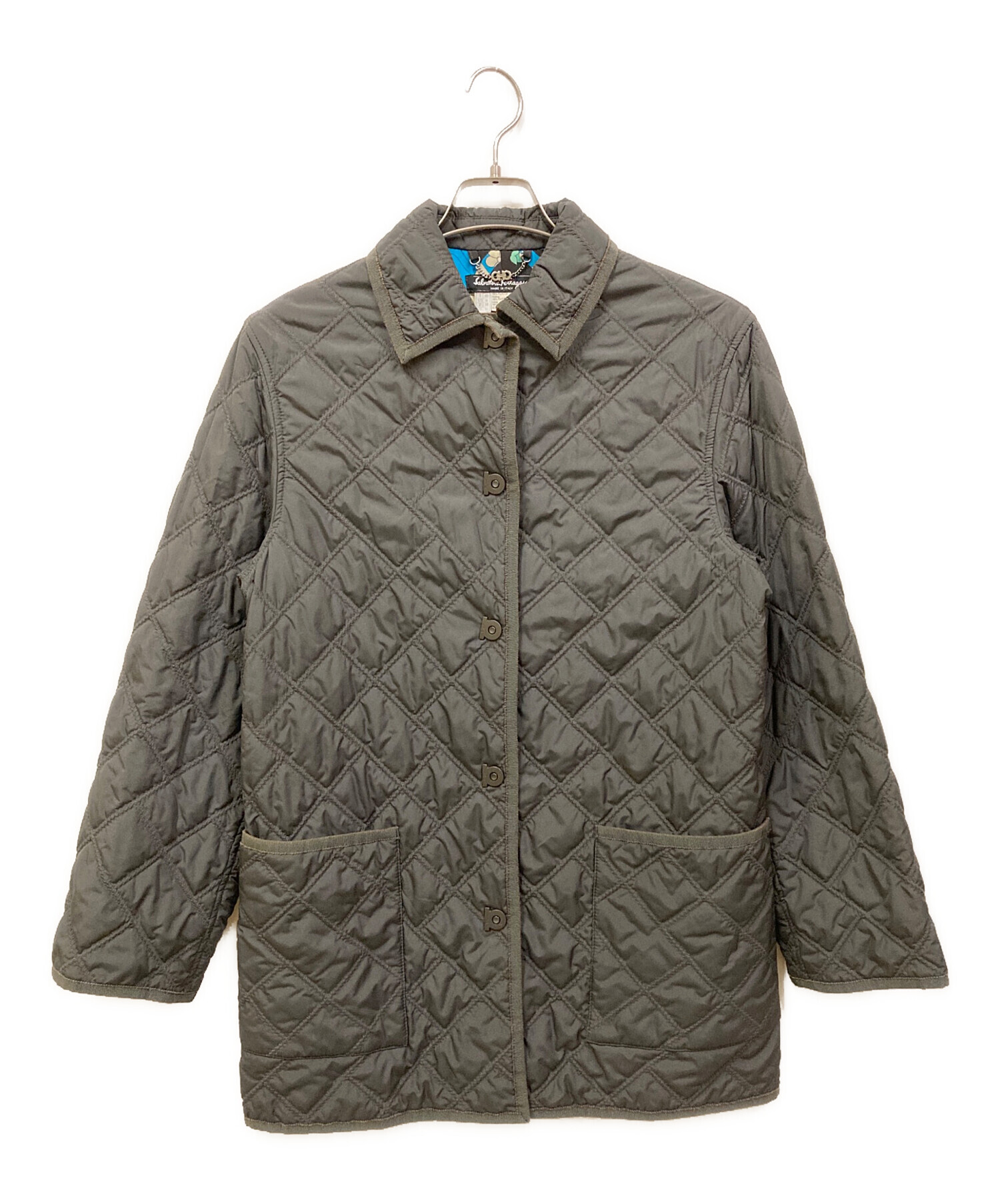 ★フェラガモ★キルティング★中綿★コート★ 中古・古着通販】Salvatore Ferragamo (サルヴァトーレ フェラガモ