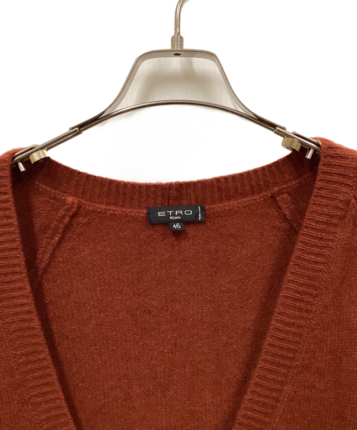 中古・古着通販】ETRO (エトロ) カシミヤVネックカーディガン