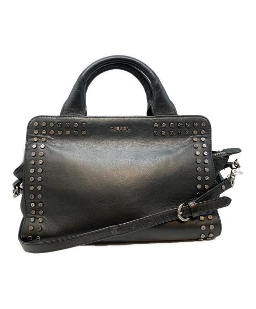 中古・古着通販】DIESEL (ディーゼル) スタッズ2WAYショルダーバッグ