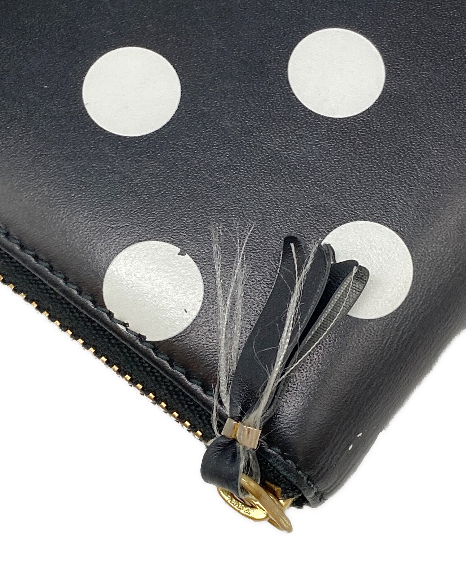 コムデギャルソン 財布 ラウンドファスナー ポルカドット COMME des GARCONS コムデギャルソン DES 財布 ラウンドファスナー長