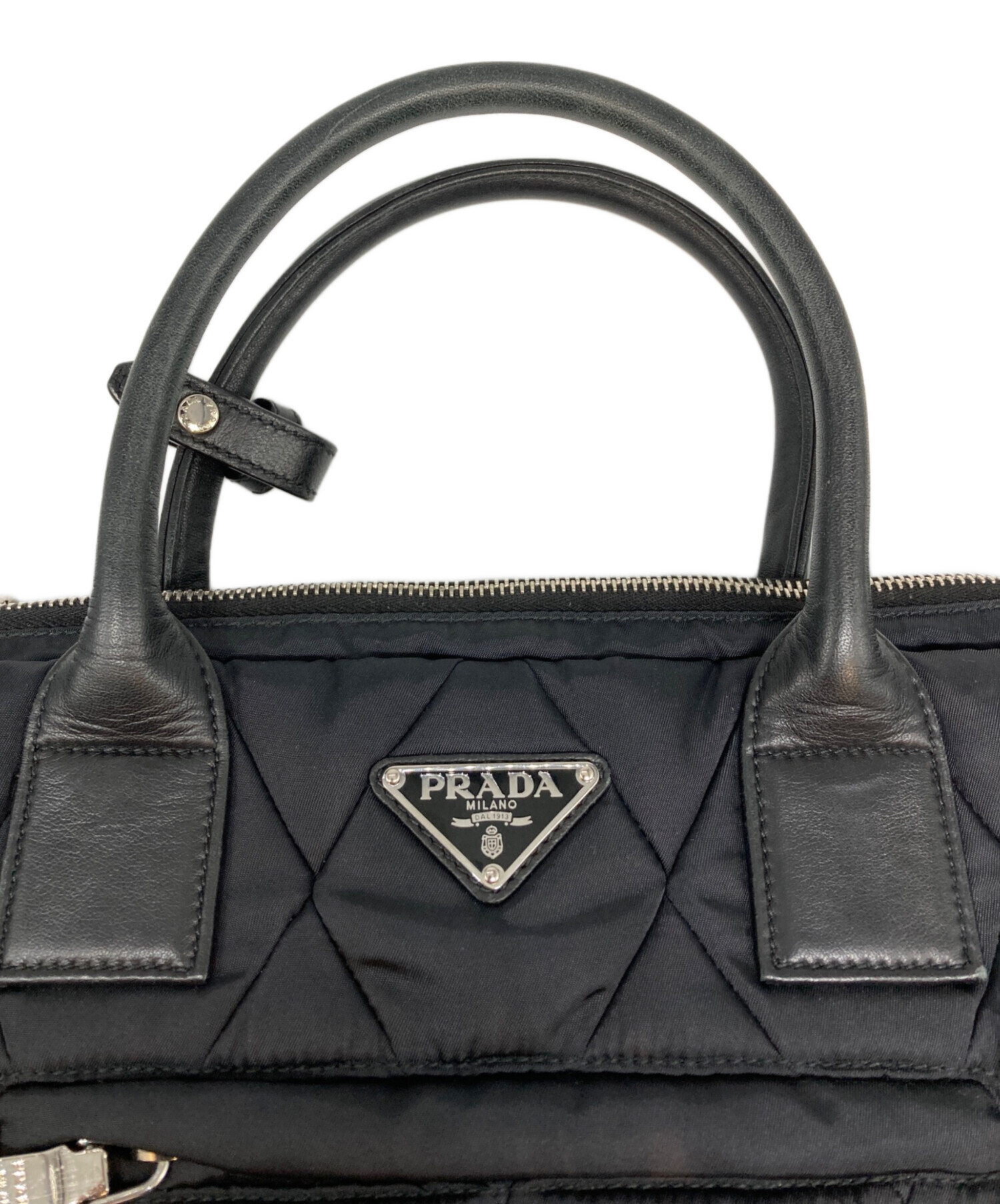 中古・古着通販】PRADA (プラダ) キルティングナイロントートバッグ