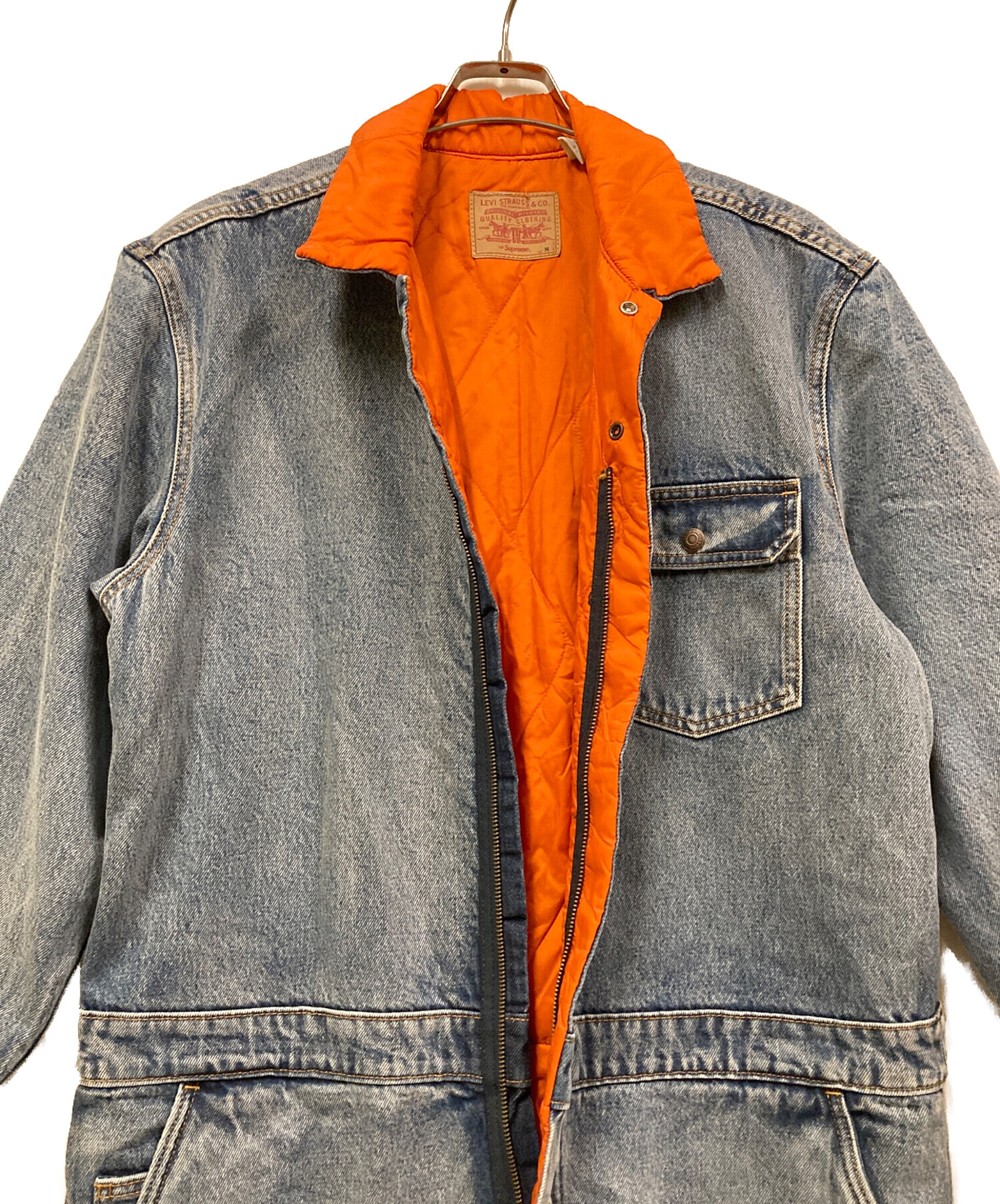 【ヤナギ】Supreme Levi's Denim Coveralls Supreme×LEVI'S 18AW「denim Coveralls」デニムオールインワン