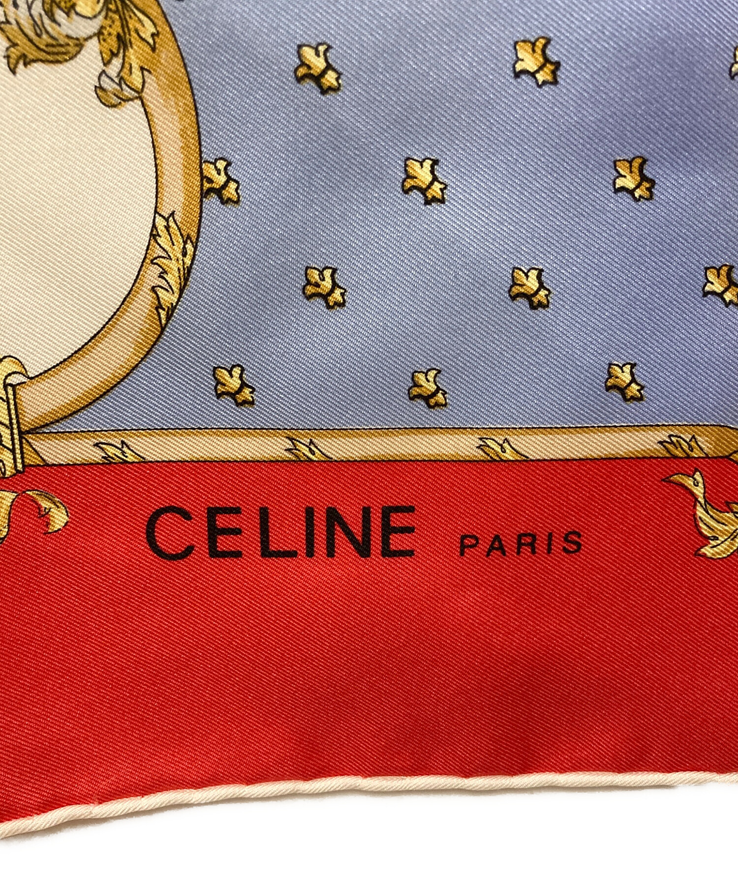 中古・古着通販】CELINE (セリーヌ) 馬車柄スカーフ ホワイト サイズ