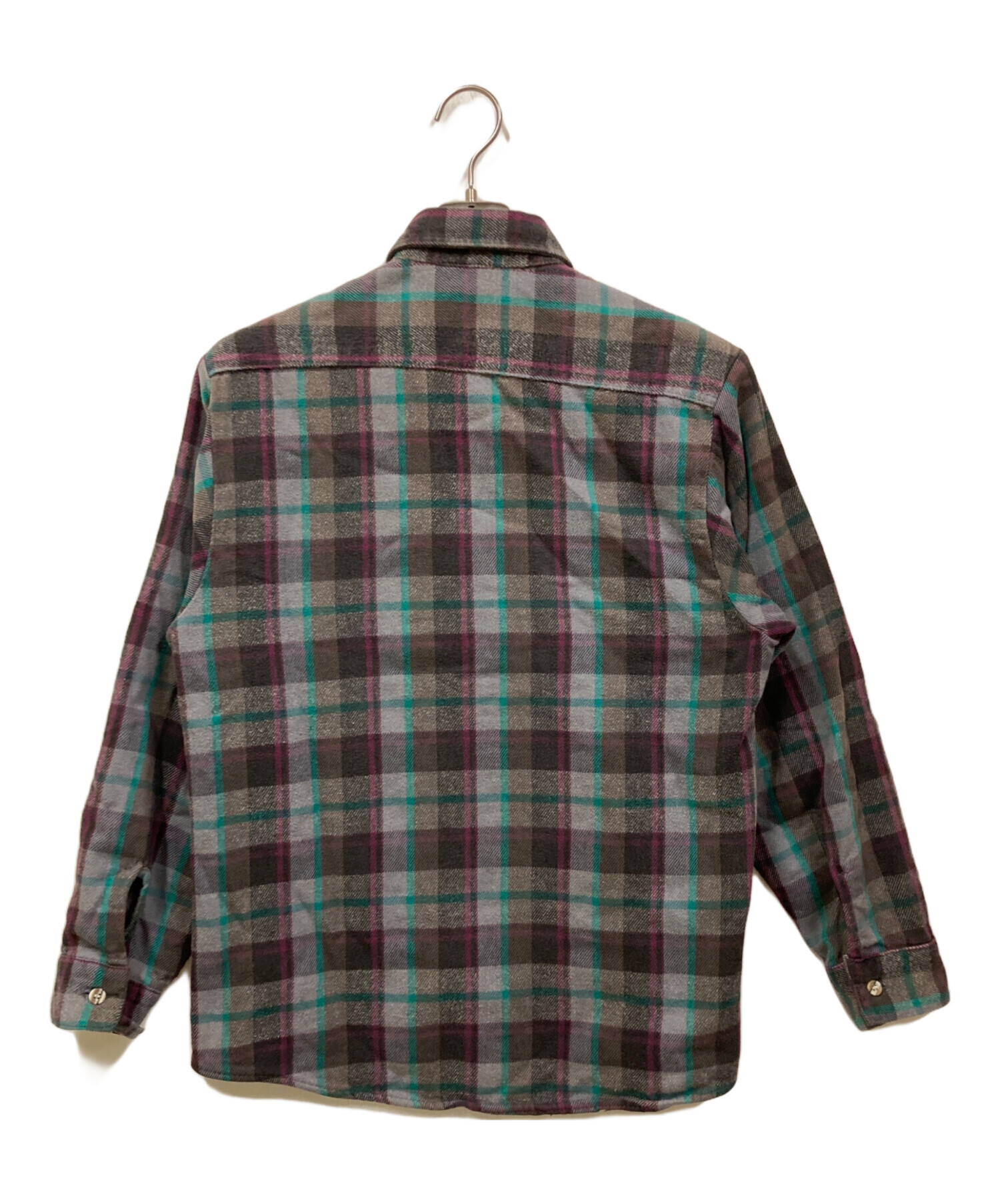 好配色】00s FIVE BROTHER コットンネルシャツ 渋カジ古着 M