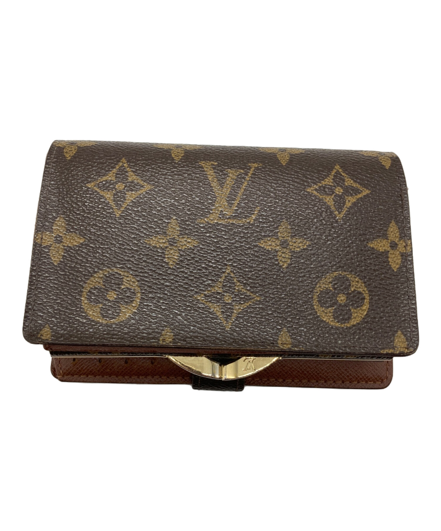 中古・古着通販】LOUIS VUITTON (ルイ ヴィトン) がま口財布 ブラウン