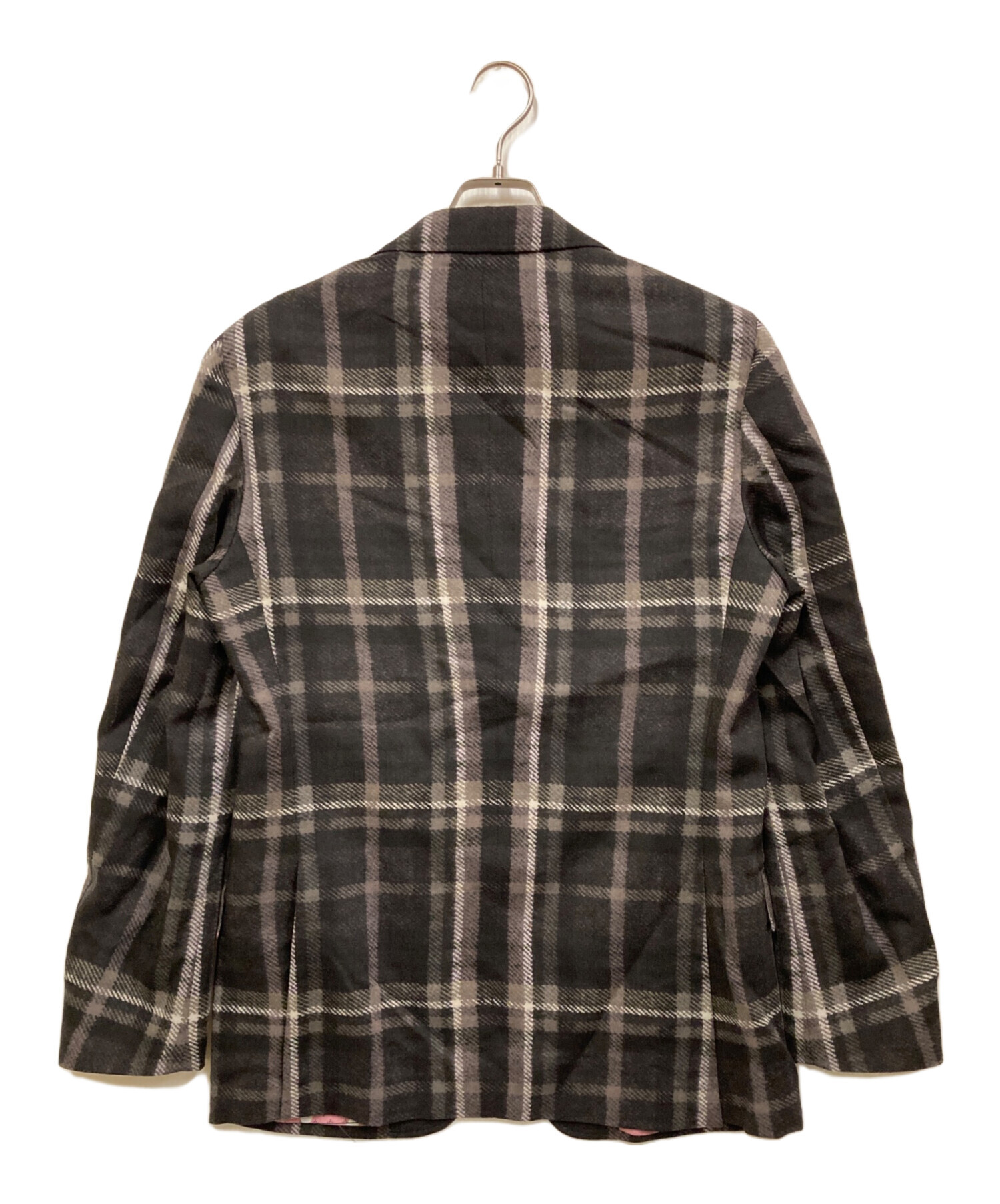 中古・古着通販】ETRO (エトロ) チェックテーラードジャケット