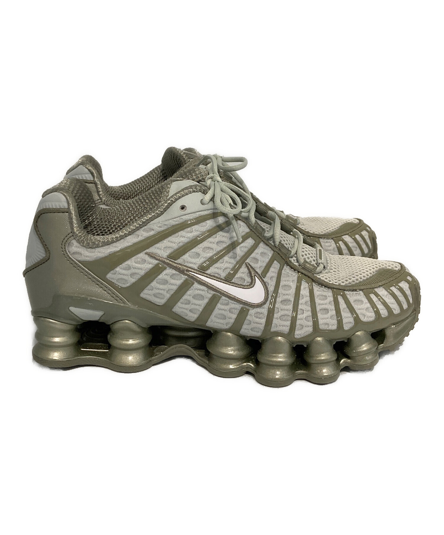 中古・古着通販】NIKE (ナイキ) W SHOX TL オリーブ サイズ:SIZE 24cm 