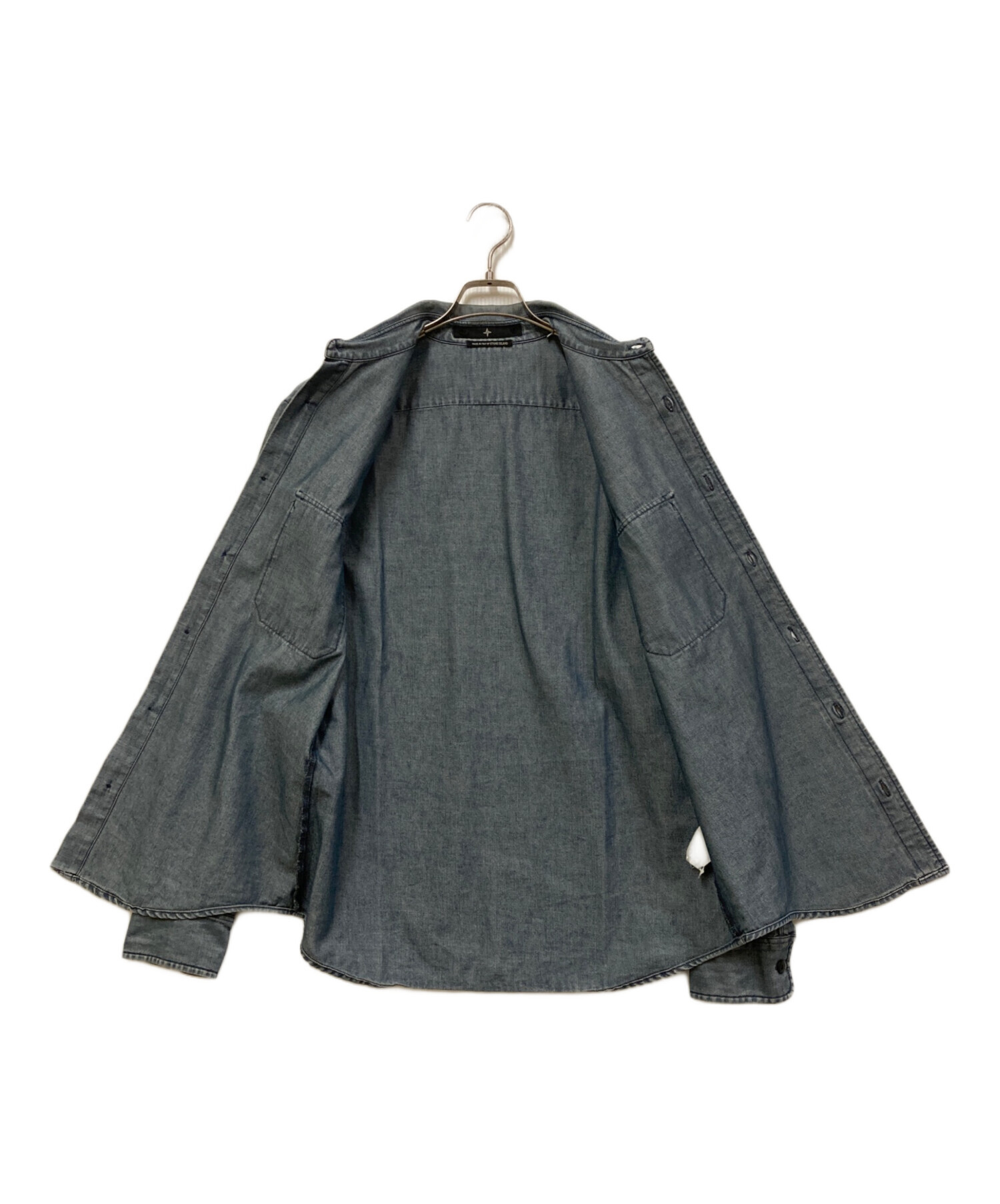 中古・古着通販】STONE ISLAND (ストーンアイランド) デニムシャツ 