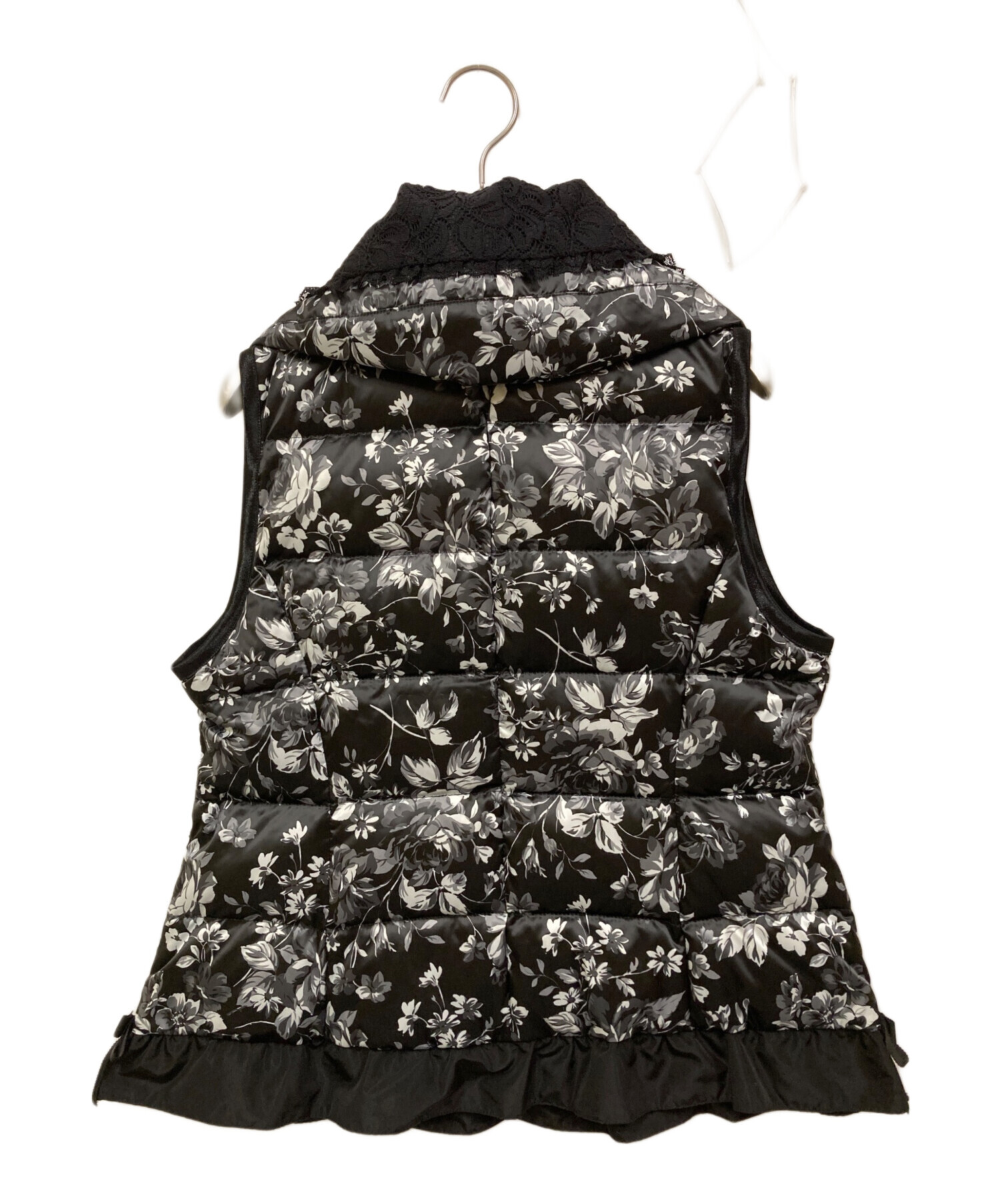 美品】Super Beauty 黒 キルティングダウンベスト 40 美品】Super