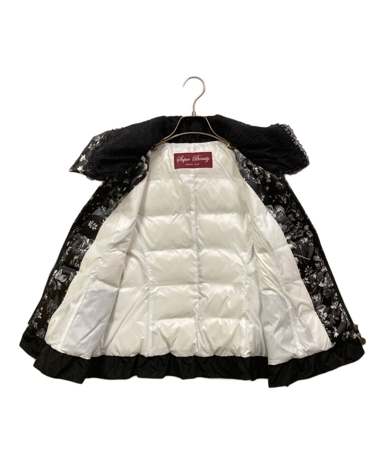 中古・古着通販】Super Beauty (スーパービューティ) 花柄ダウンベスト