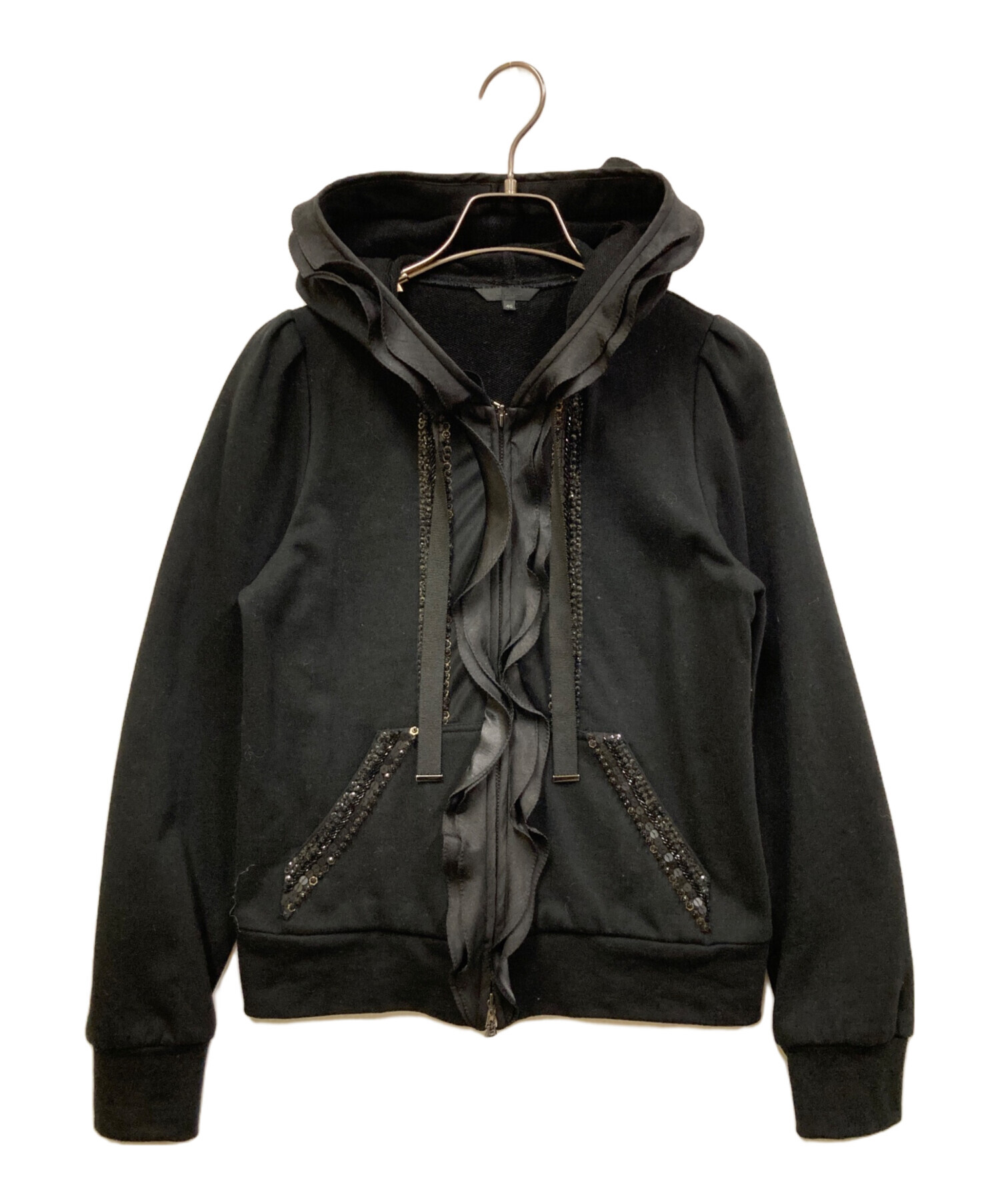 中古・古着通販】TO BE CHIC (トゥービーシック) フリルビジュージップ