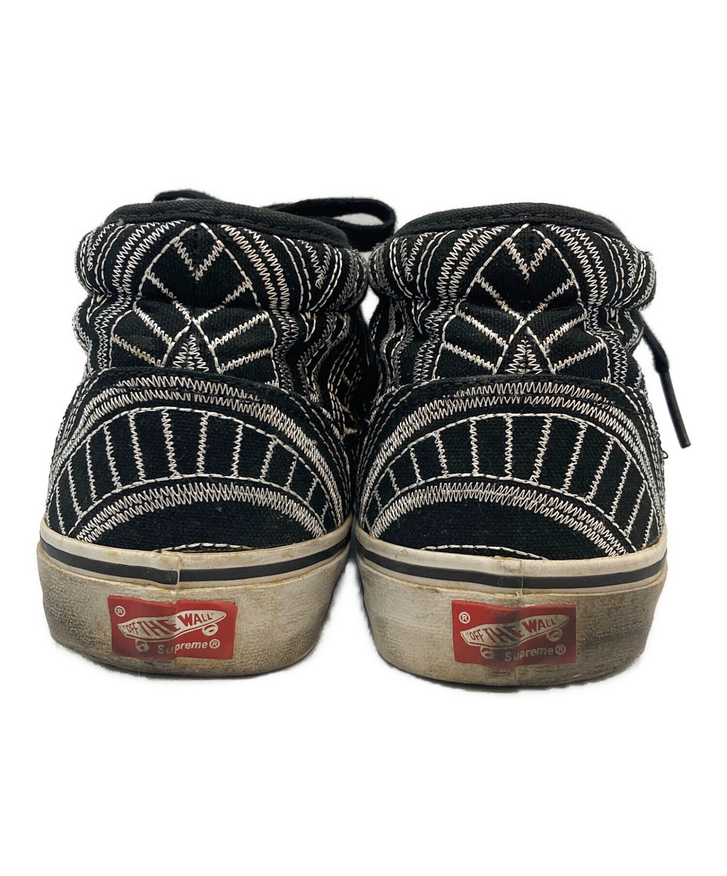 SUPREME/Vans Uptown Chukka Red | MIRABELLES.STORE