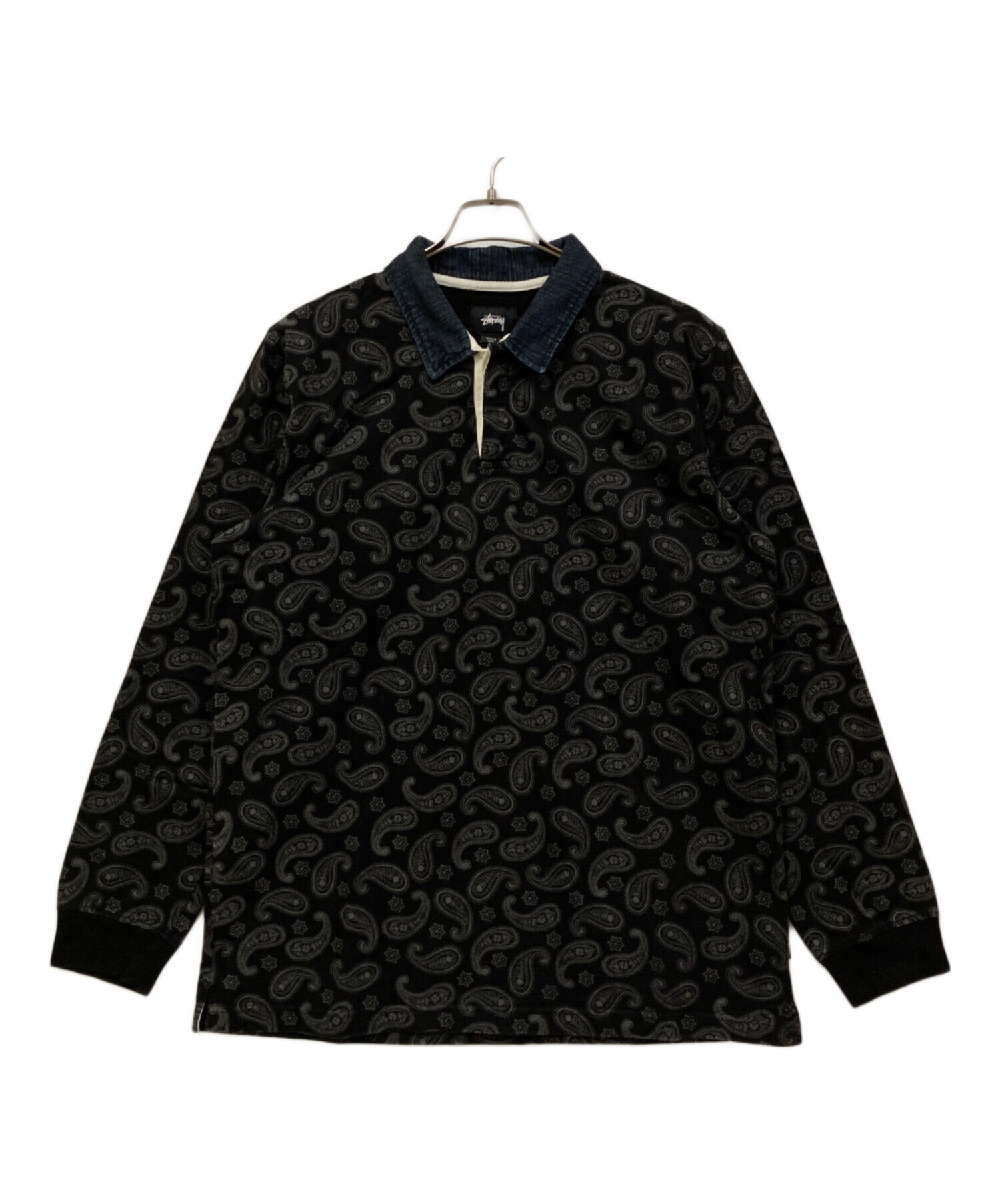 中古・古着通販】stussy (ステューシー) Simple Paisley Rugby 