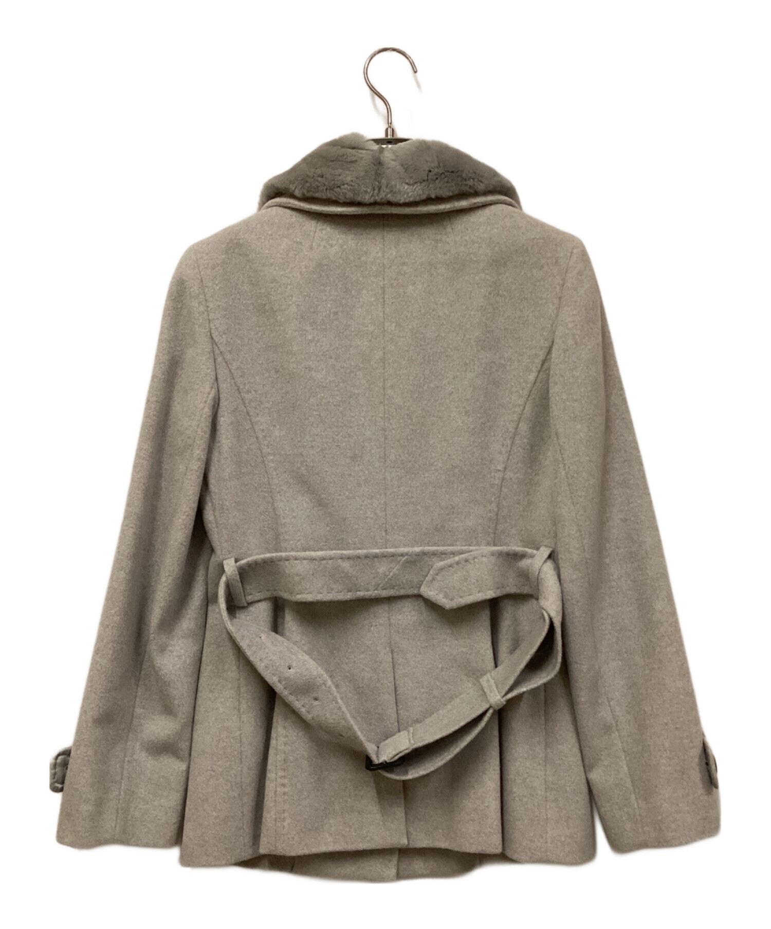 【美品】バーバリーロンドン　2way コート　アンゴラ混　ホースマーク　レッキス 割引ファッション - 【美品】バーバリーロンドン 2way コート アンゴラ