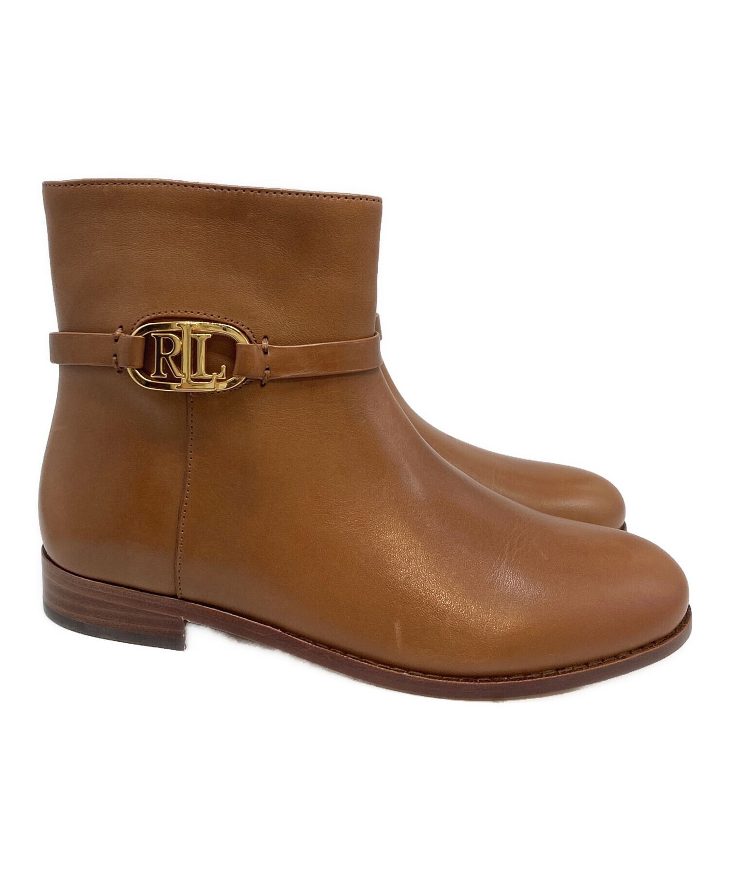 Ralph Lauren ラルフローレン イタリア ショートブーツ 中古・古着通販】LAUREN RALPH LAUREN (ローレンラルフローレン