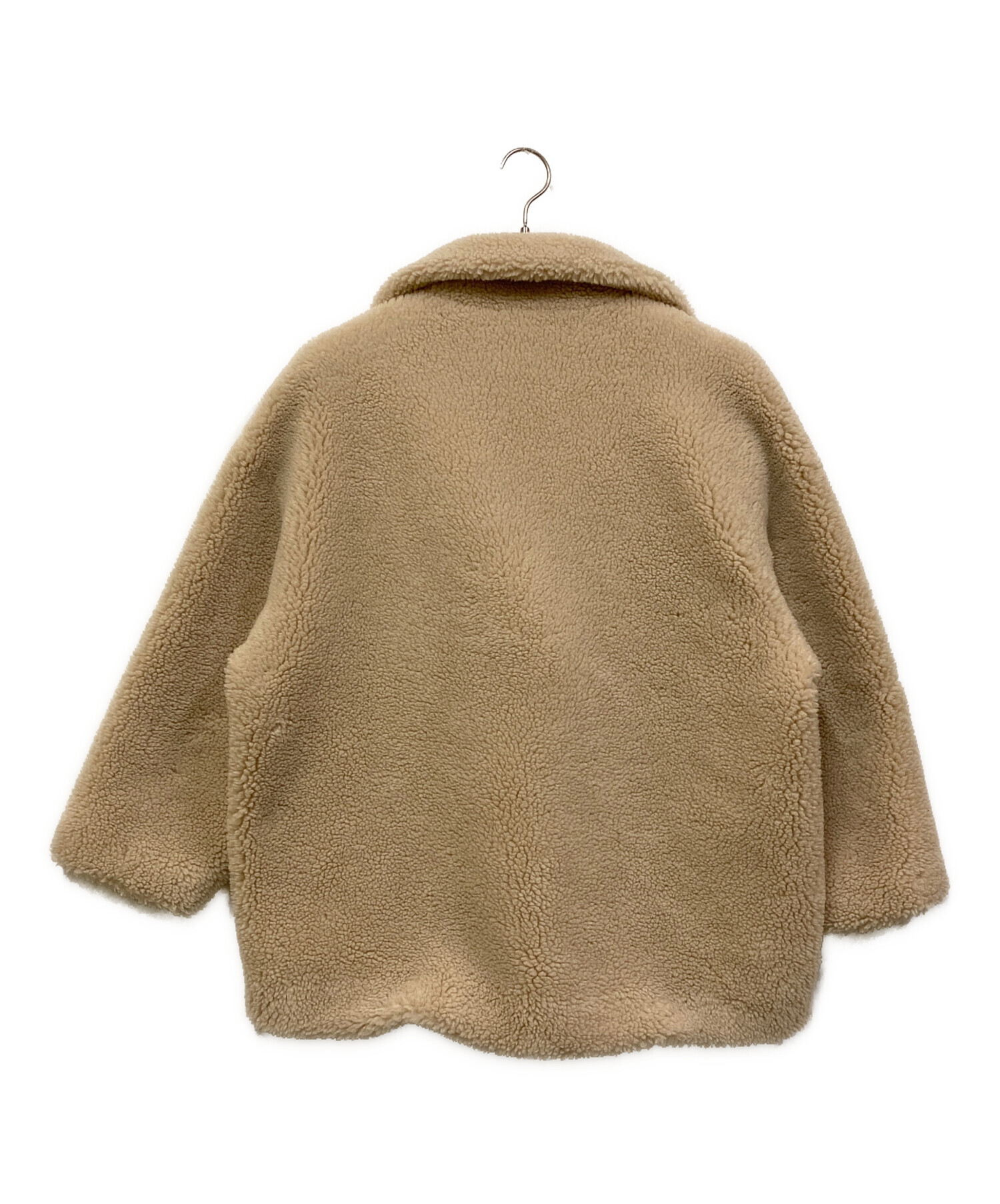中古・古着通販】THE PAUSE (ザポーズ) ボアダブルコート アイボリー 