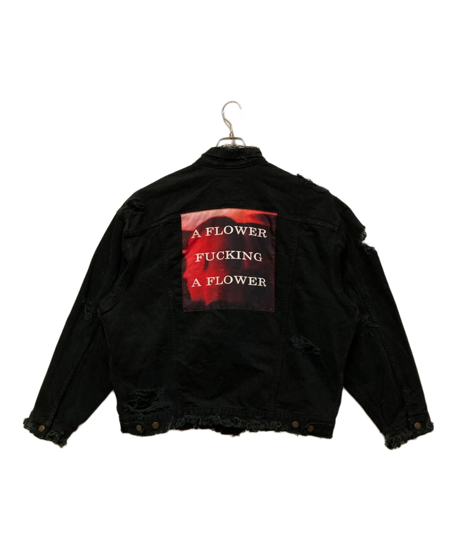 中古・古着通販】ALMOSTBLACK (オールモストブラック) ダメージ加工