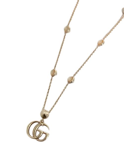 中古・古着通販】GUCCI (グッチ) ダブルGマザーオブパールネックレス