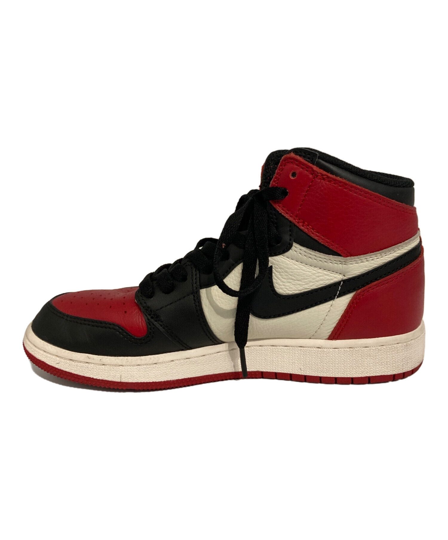中古・古着通販】NIKE (ナイキ) AIR JORDAN 1 RETRO HIGH “BRED TOE 