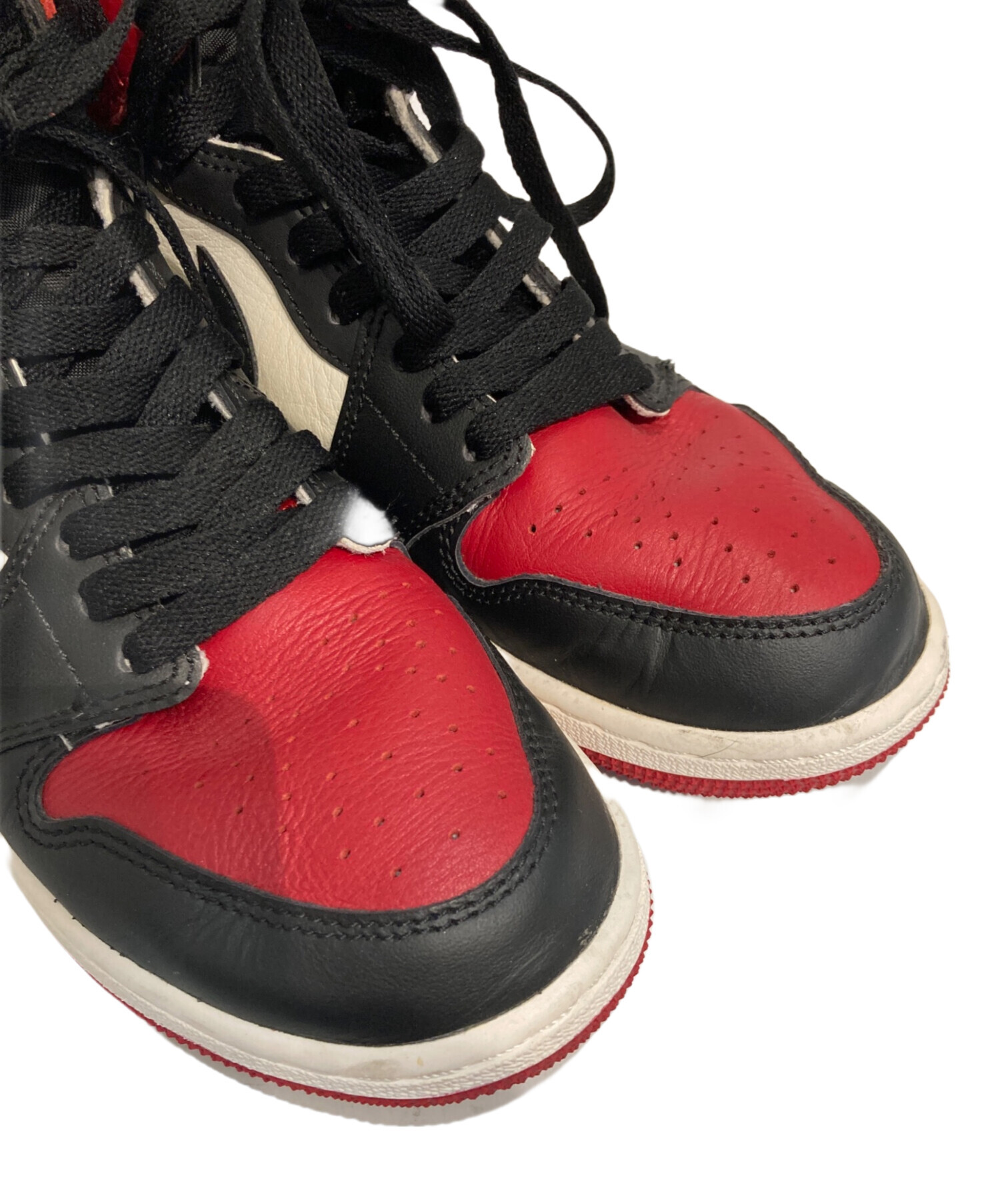 中古・古着通販】NIKE (ナイキ) AIR JORDAN 1 RETRO HIGH “BRED TOE 