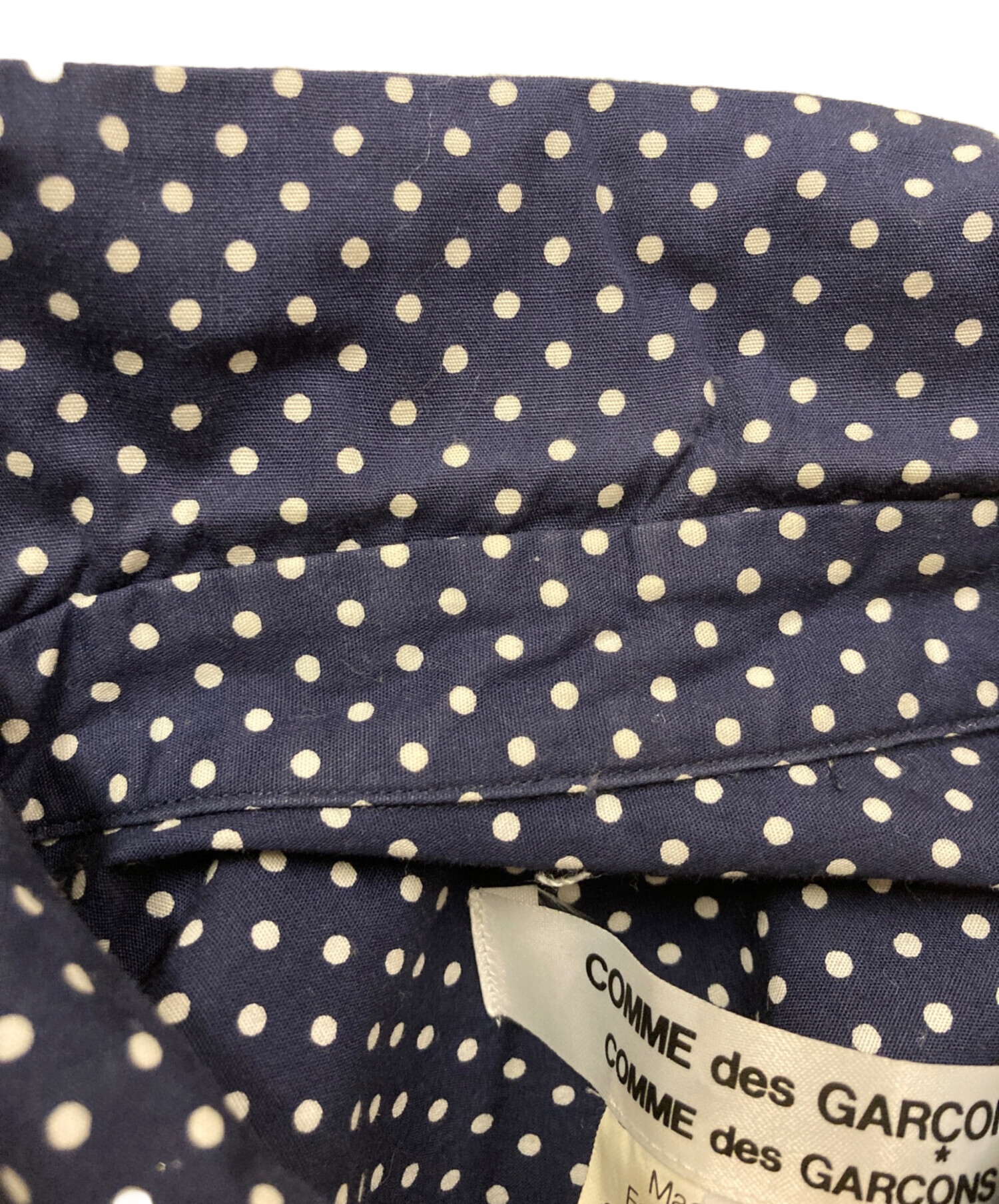 中古・古着通販】COMME des GARCONS (コムデギャルソン) ドットシャツ