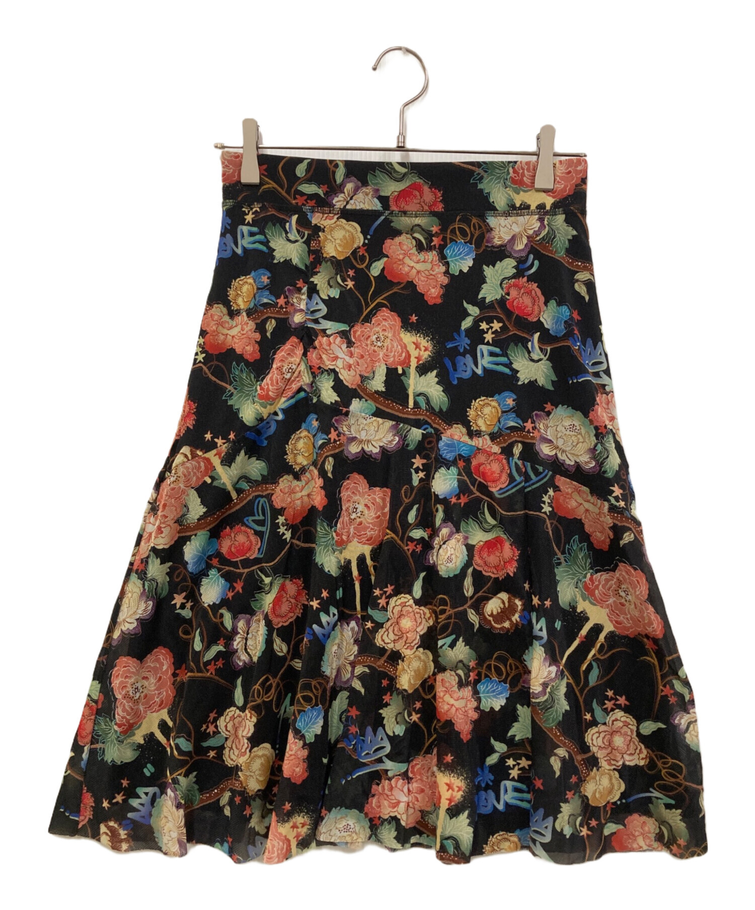 【未使用品】ヴィヴィアンタム スカート サイズ0 VIVIENNE TAM 中古・古着通販】VIVIENNE TAM (ヴィヴィアンタム) 花柄スカート