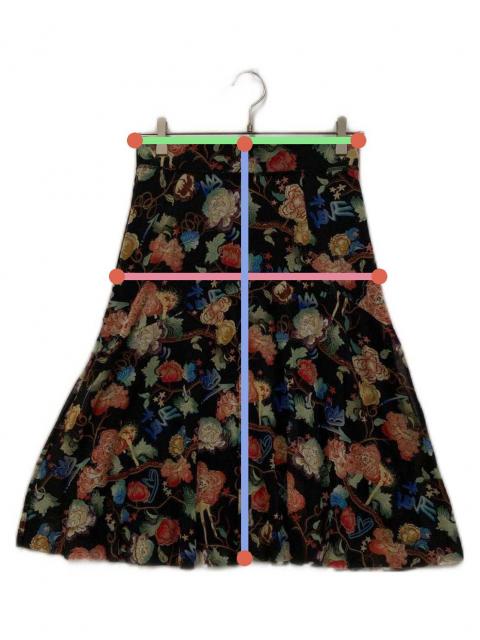 Vivienne Tam 花柄スカート サイズ1 VIVIENNE TAM 花柄プリントスカート 0 【公式通販】