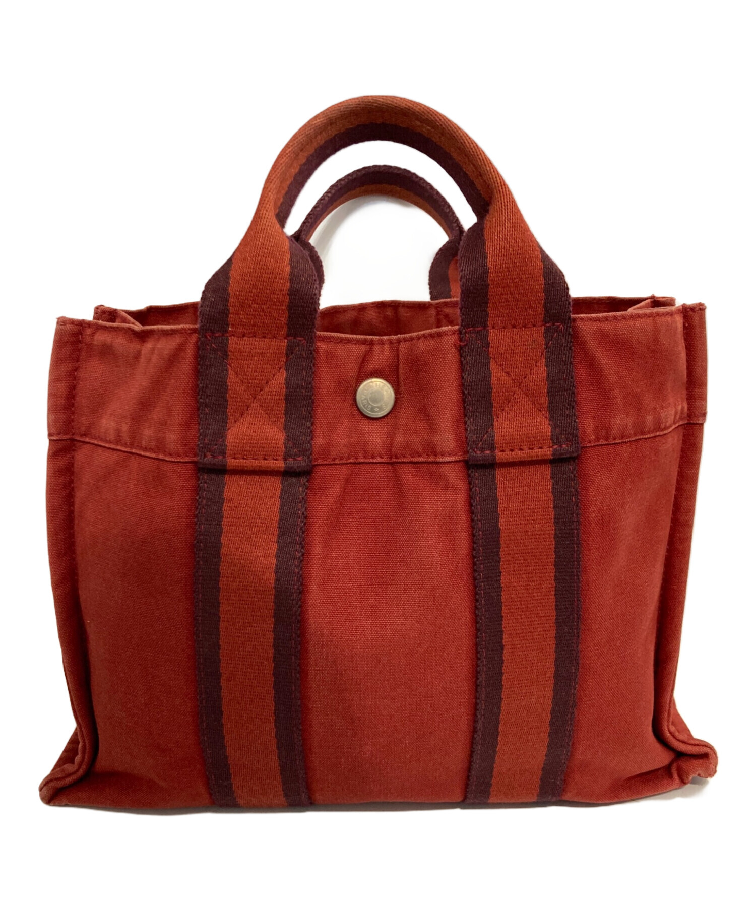 【HERMES】フールトゥ（レッド）大きいサイズ　美品！ 中古・古着通販】HERMES (エルメス) フールトゥトートバッグ レッド