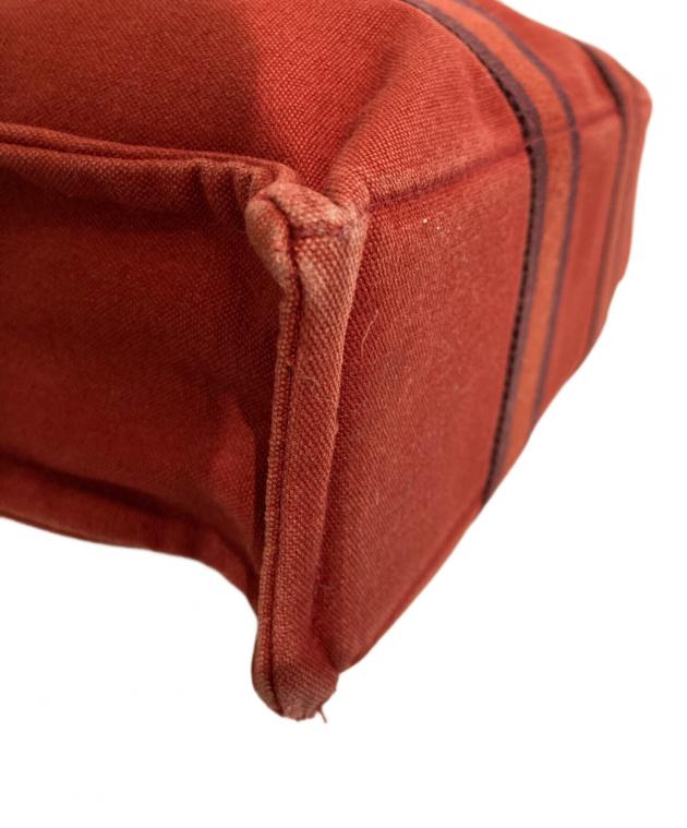 中古・古着通販】HERMES (エルメス) フールトゥトートバッグ レッド