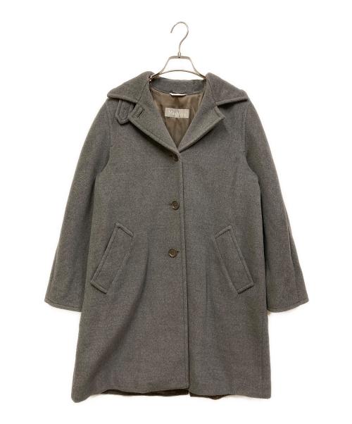 中古・古着通販】MaxMara (マックスマーラ) ウールコート グレー