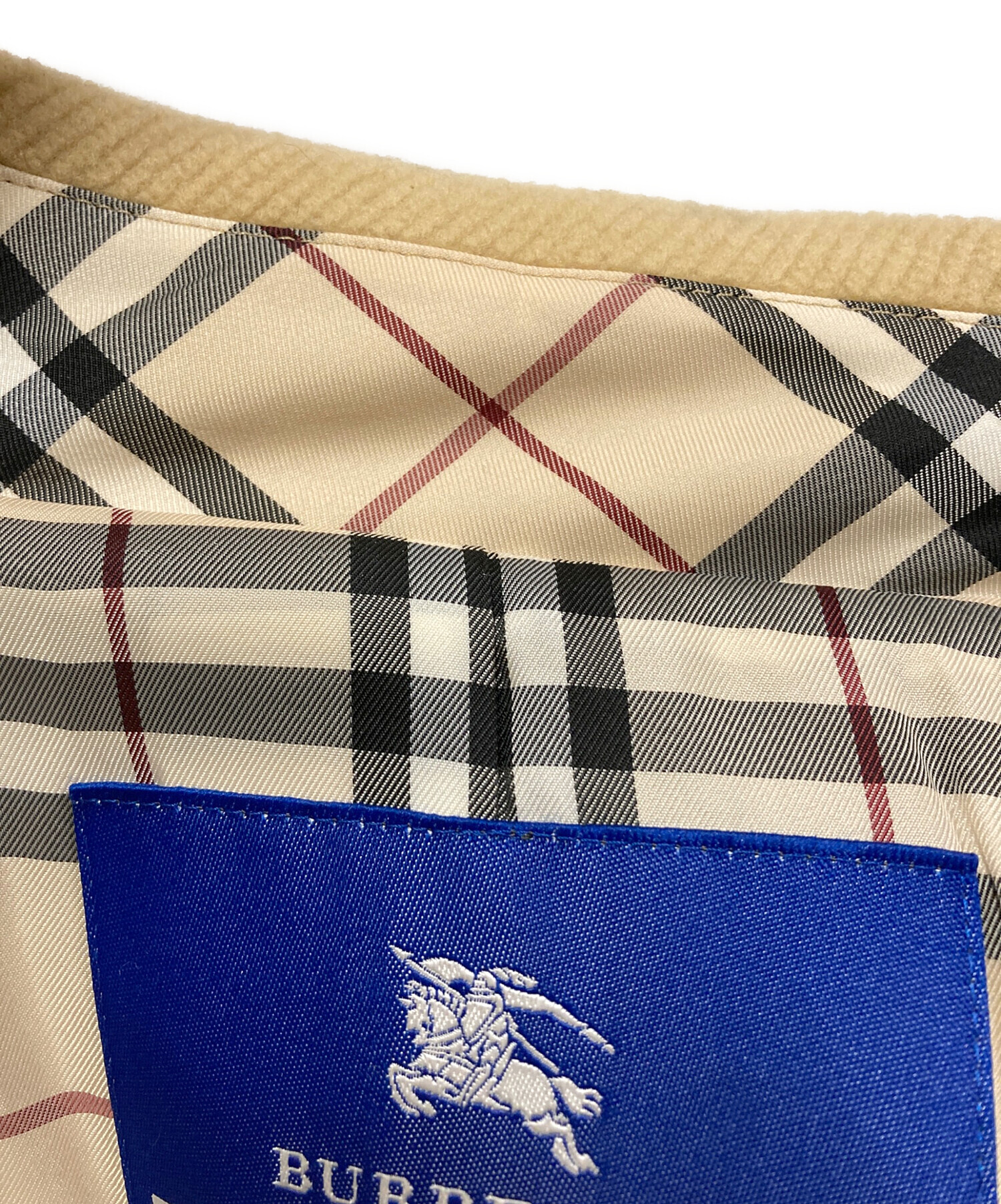 BURBERRY BLUE LABEL 38サイズ ベージュ　カシミヤ100% 中古・古着通販】BURBERRY BLUE LABEL (バーバリーロンドンブルー
