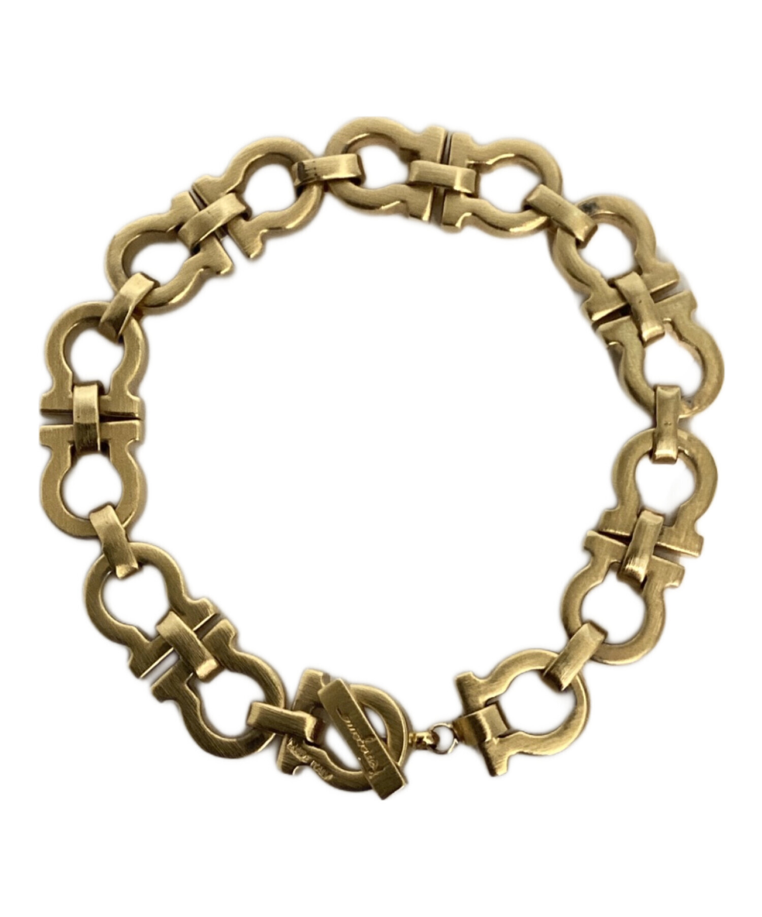【イタリア製】 Salvatore Ferragamo ゴールド ブレスレット 中古・古着通販】Salvatore Ferragamo (サルヴァトーレ フェラガモ
