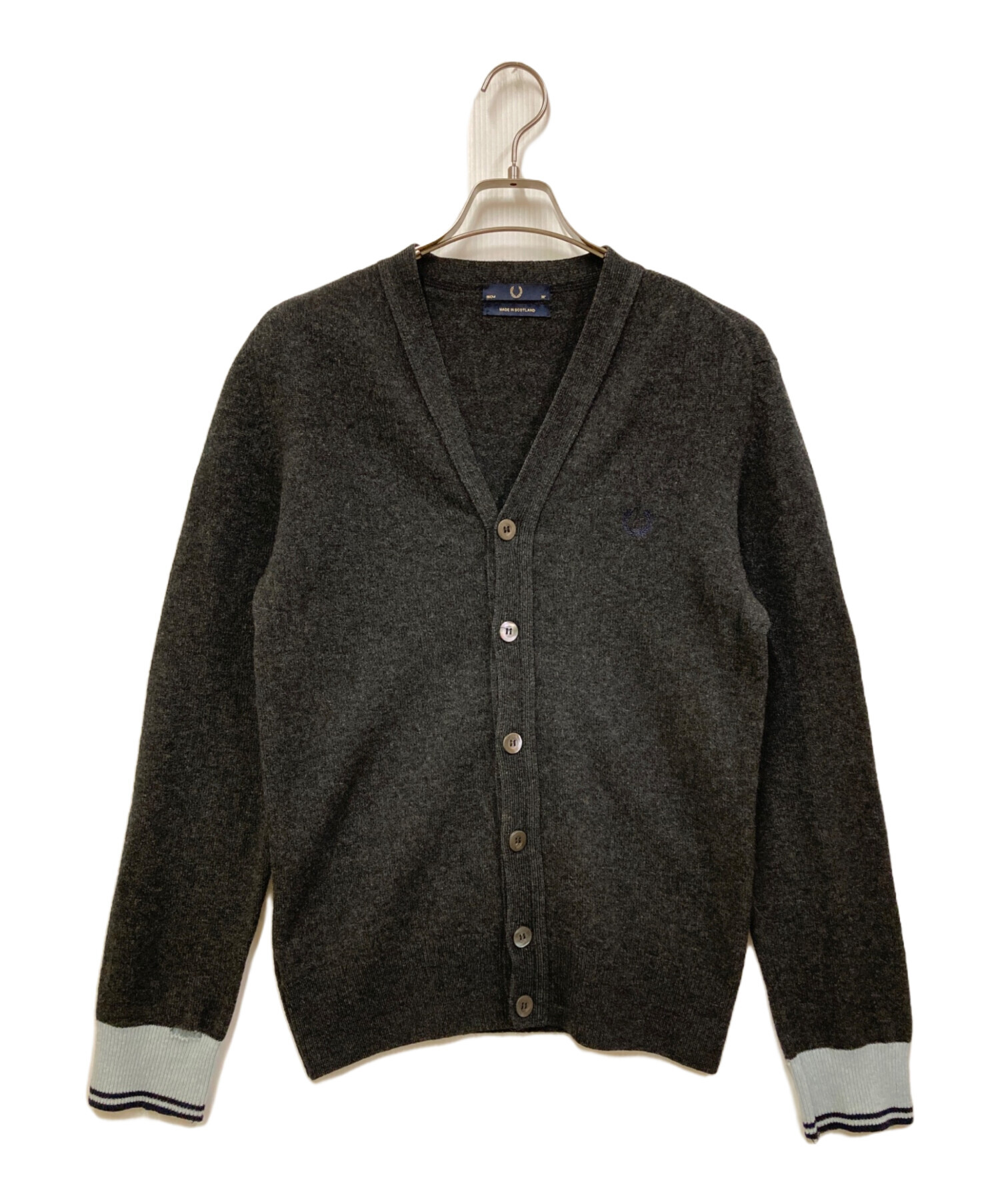 中古・古着通販】FRED PERRY (フレッドペリー) Vネックカーディガン