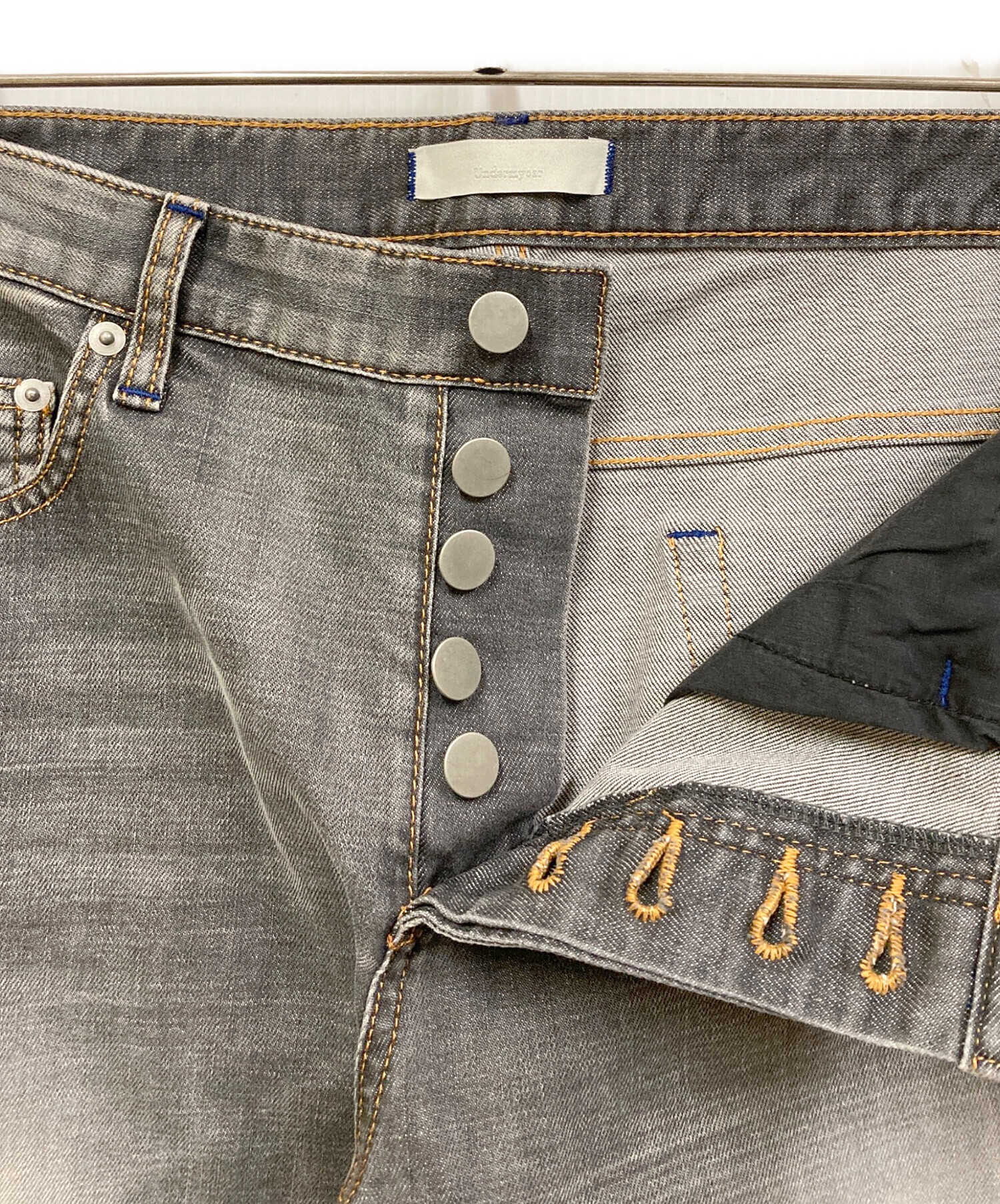 中古・古着通販】under my car (アンダーマイカー) SLIM FIT BLUE