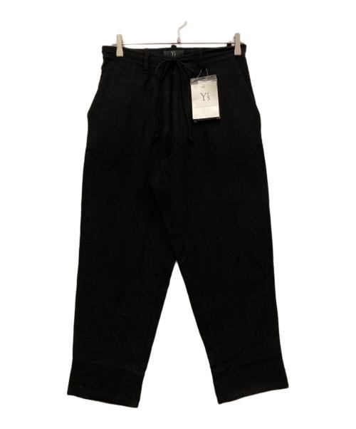 中古・古着通販】Y's (ワイズ) ウールワイドパンツ ブラック サイズ:2