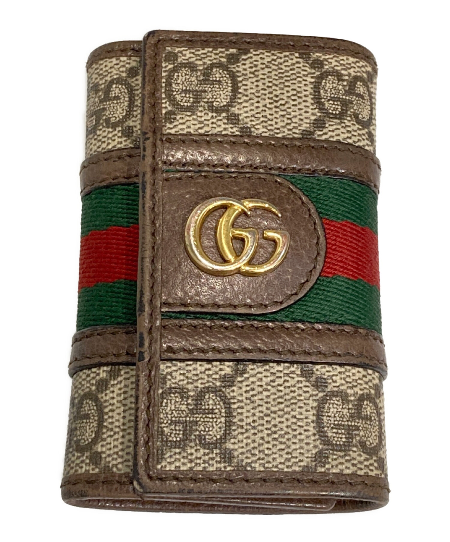 中古・古着通販】GUCCI (グッチ) GGスプリーム オフディア ブラウン